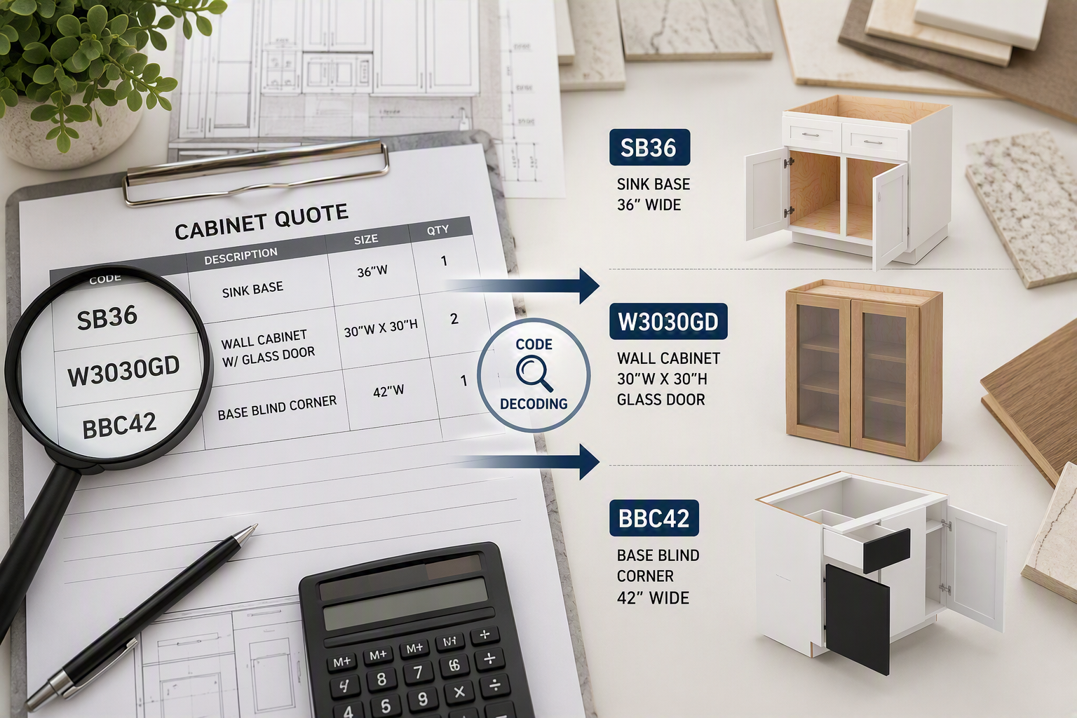 Kitchen Cabinet Codes Explained: How to Read Any Cabinet Quote