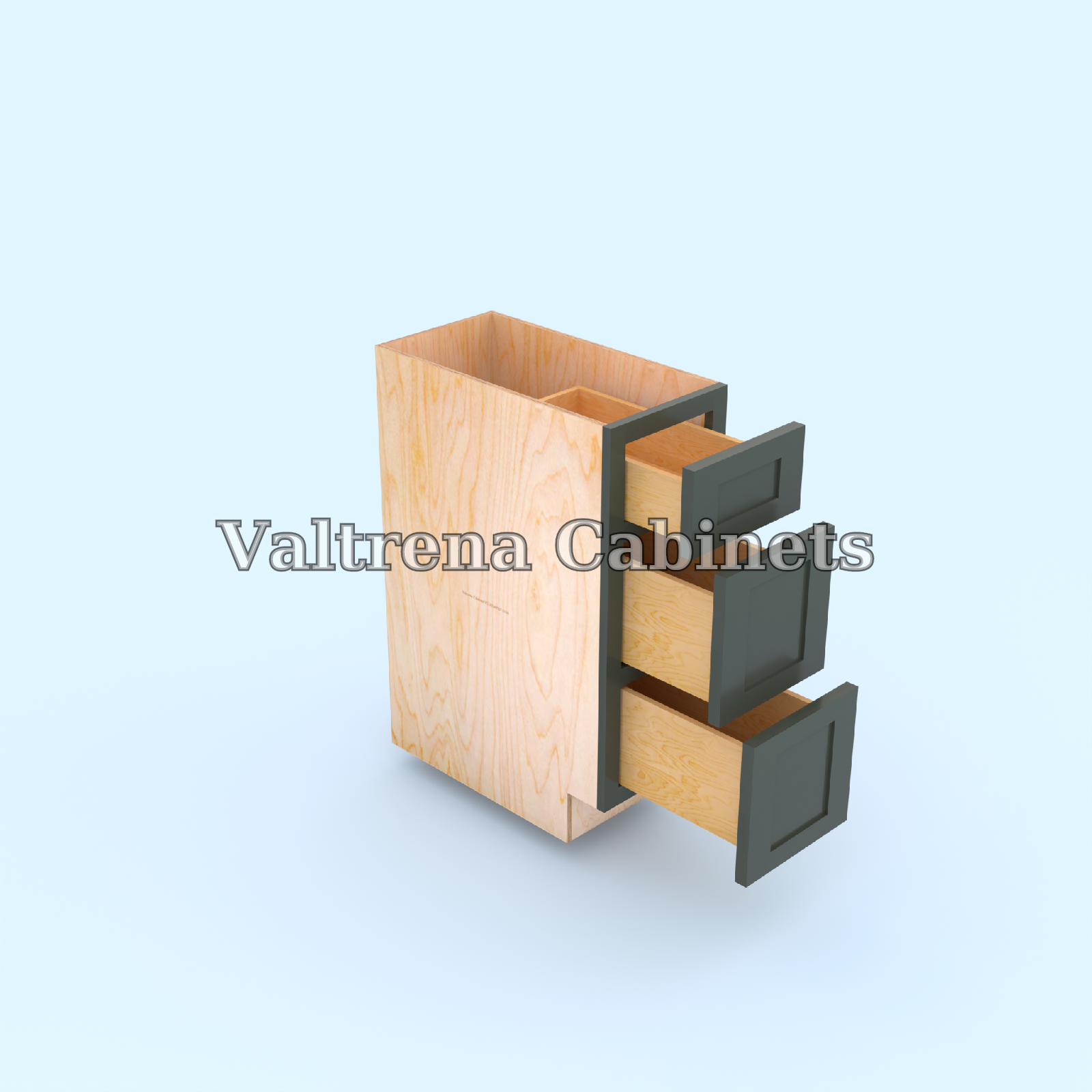 Three Drawer Base Cabinets - view 2 of 2