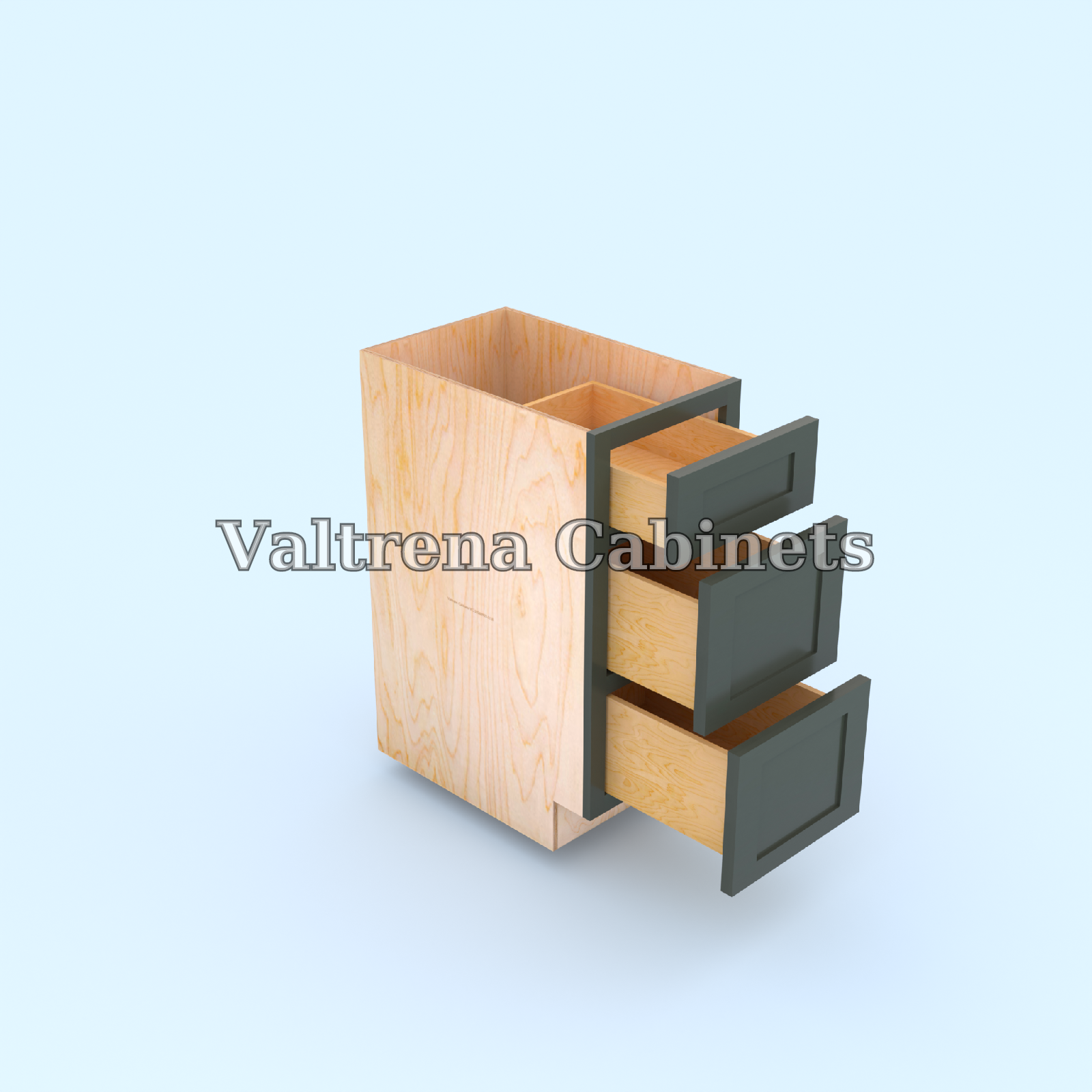 Three Drawer Base Cabinets - view 2 of 2