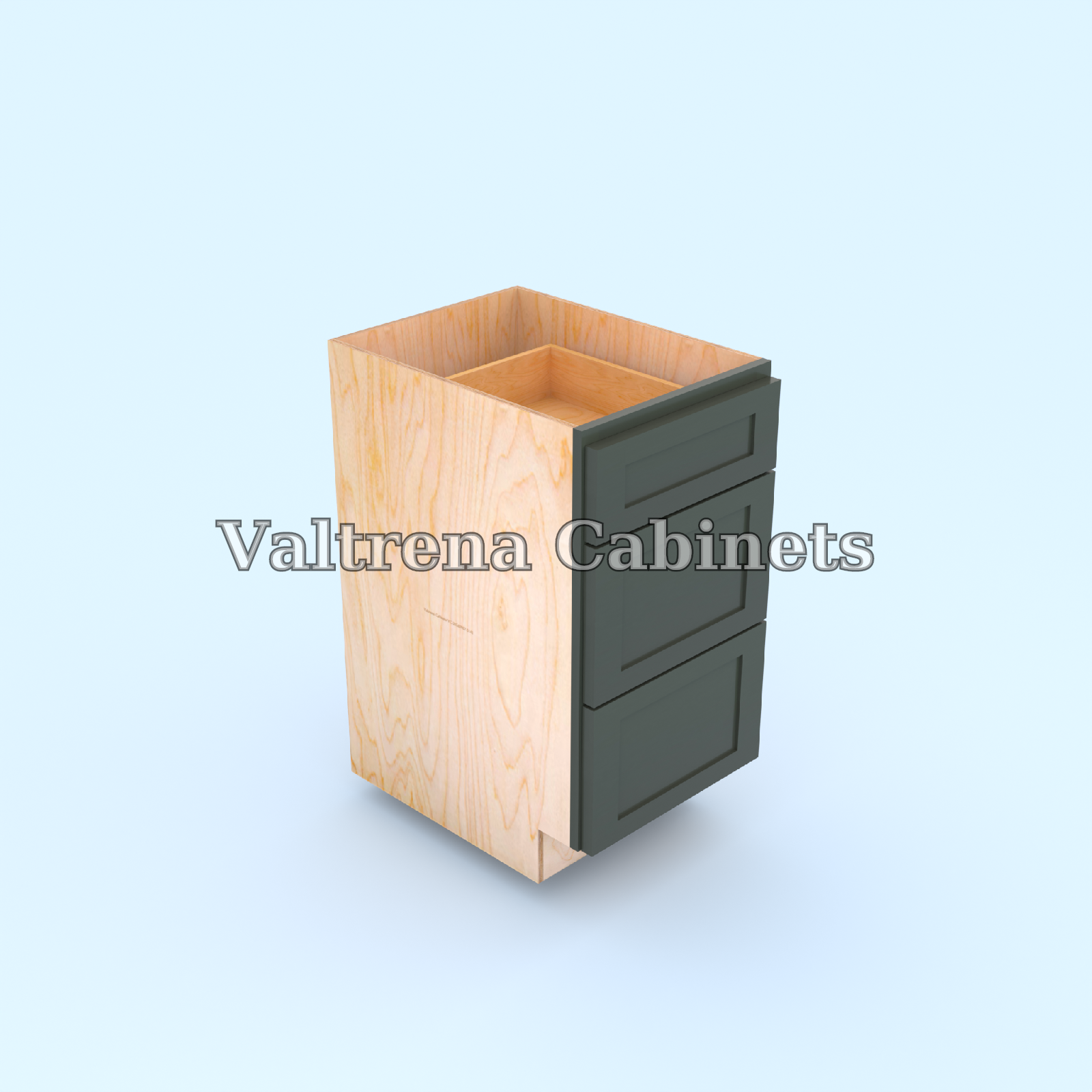 Three Drawer Base Cabinets