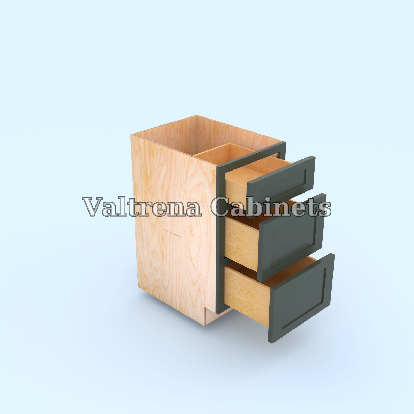 Three Drawer Base Cabinets - view 2 of 2