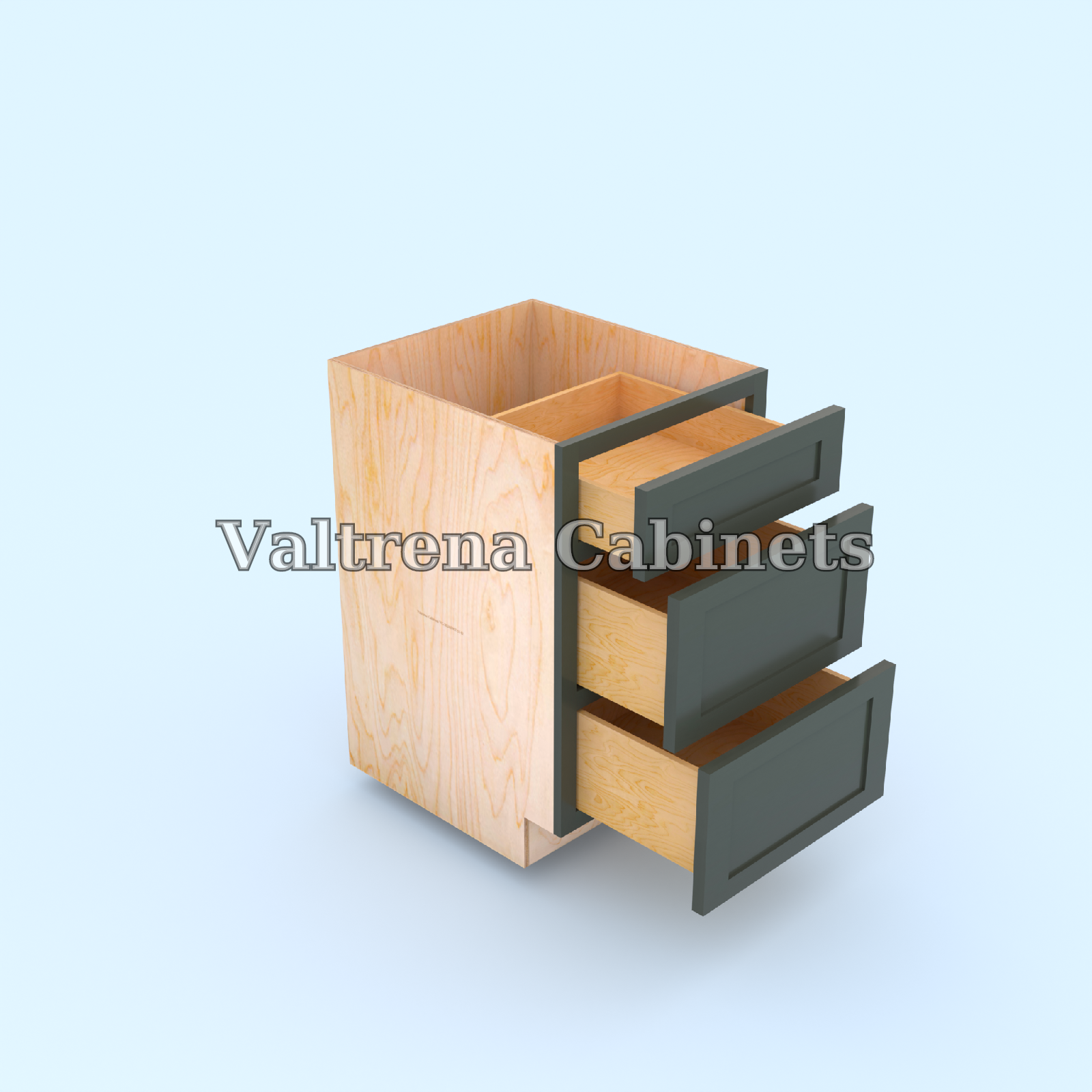 Three Drawer Base Cabinets - view 2 of 2