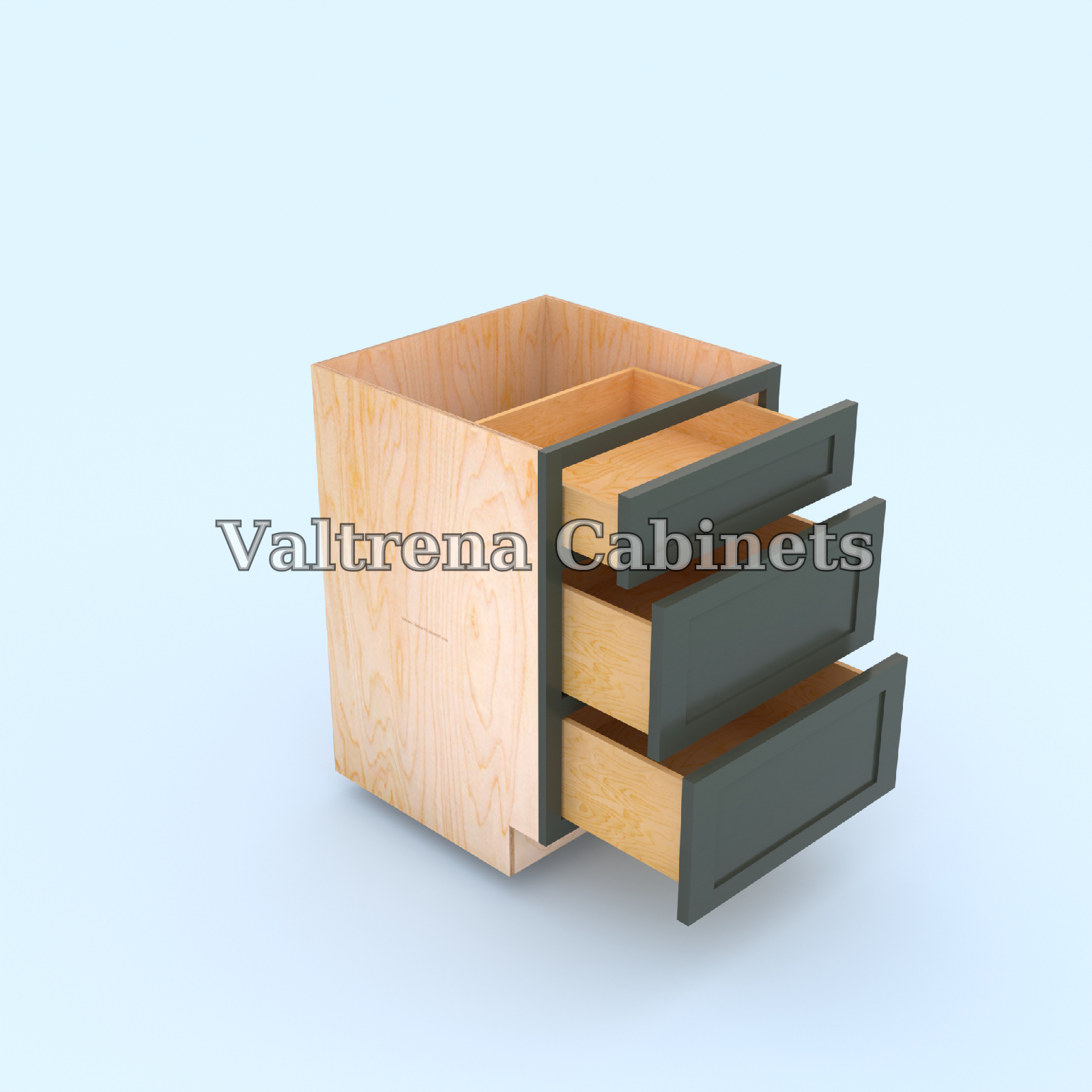 Three Drawer Base Cabinets - view 2 of 2