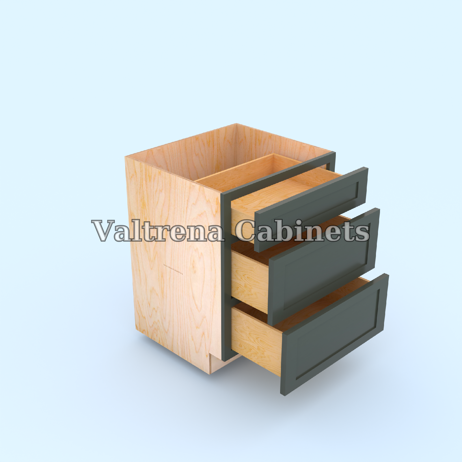 Three Drawer Base Cabinets - view 2 of 2
