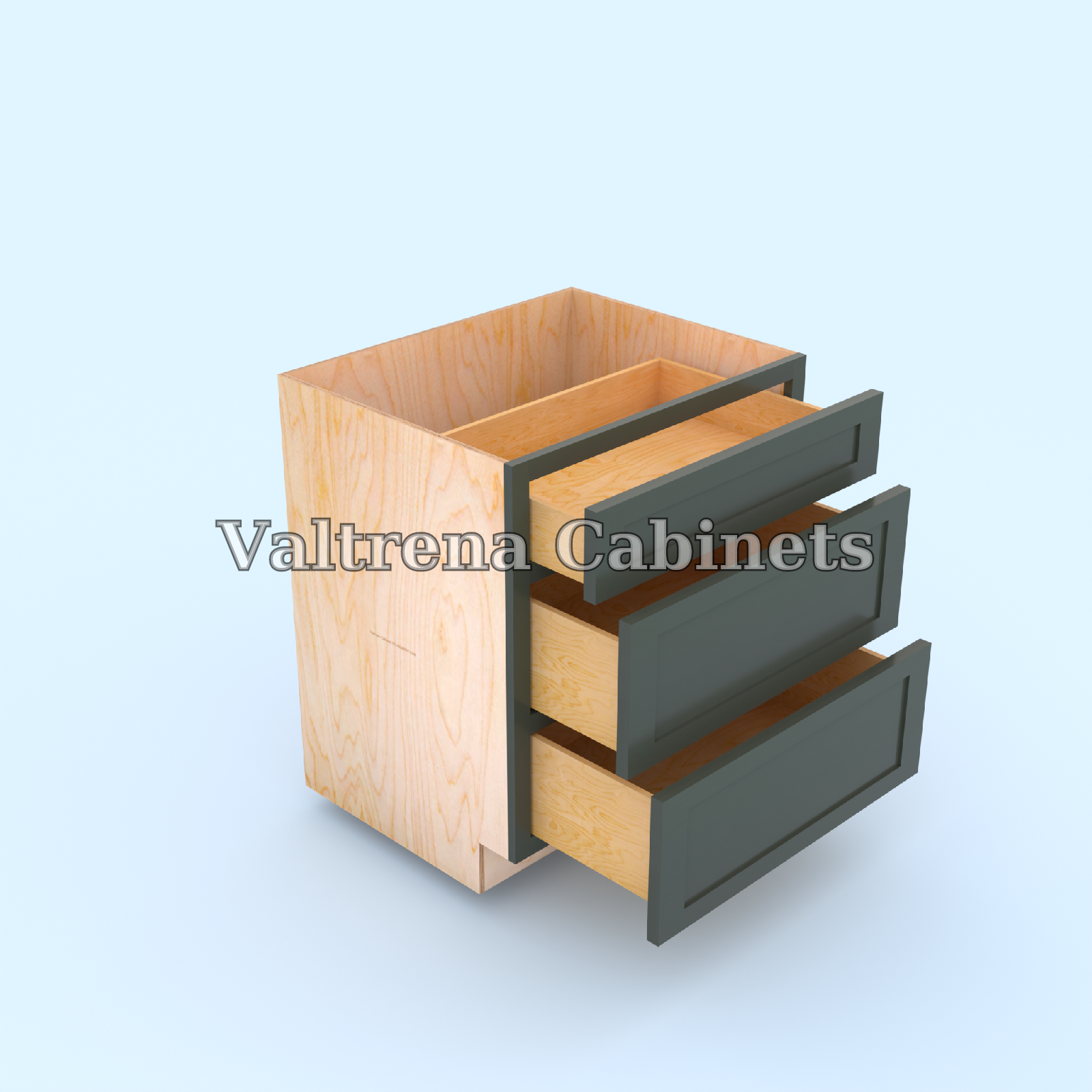 Three Drawer Base Cabinets - view 2 of 2