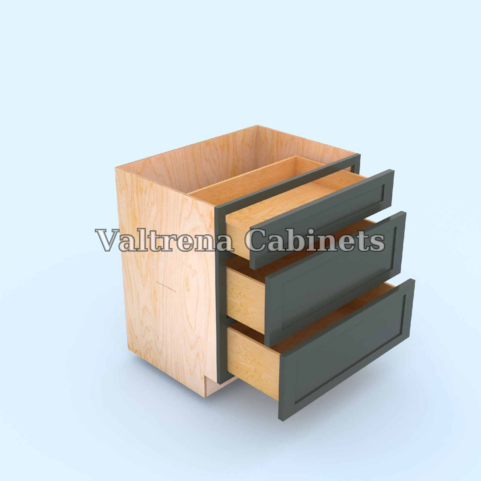 Three Drawer Base Cabinets - view 2 of 2