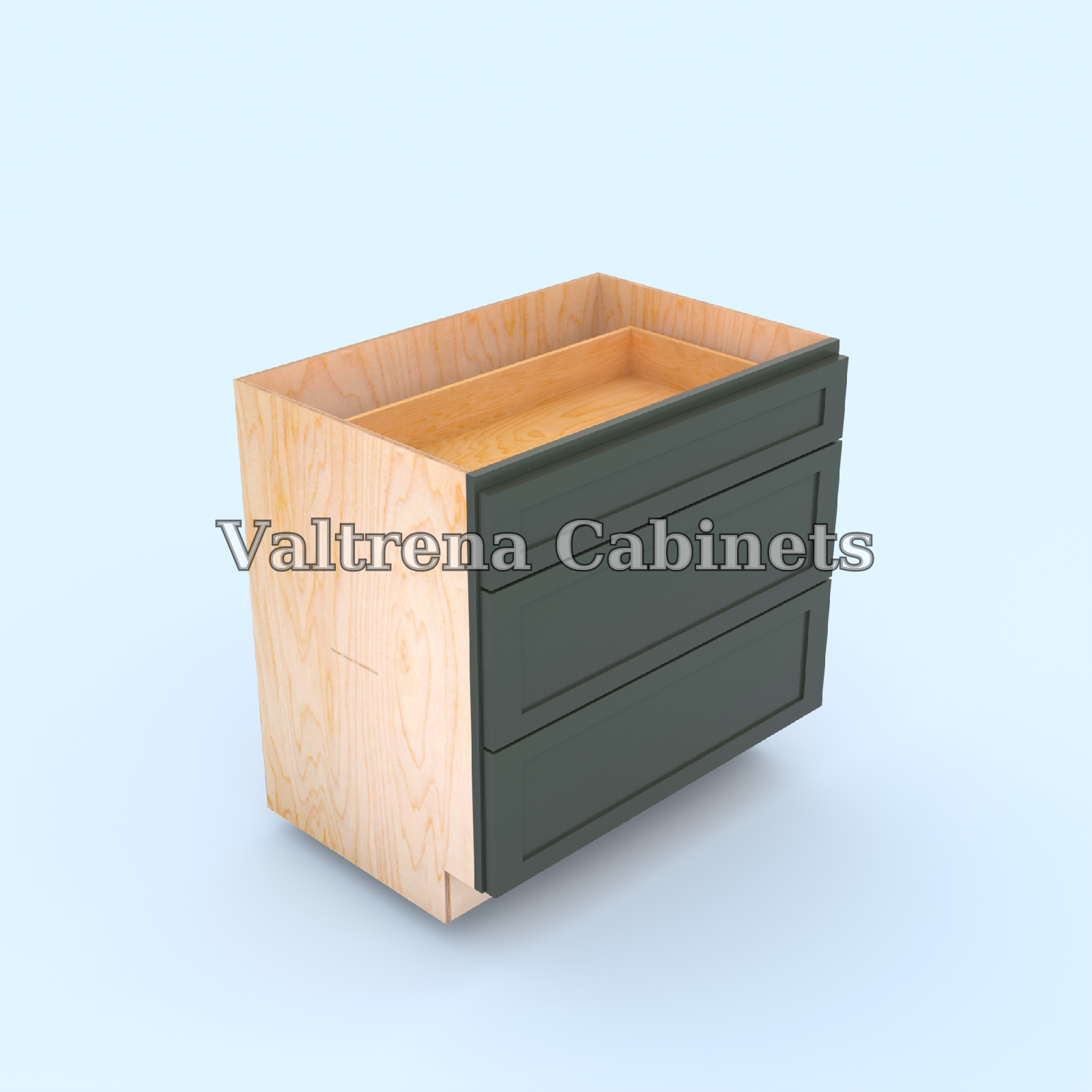 Three Drawer Base Cabinets