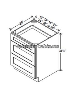Three Drawer Base Cabinets - view 3 of 3