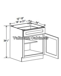 1 Door 1 Drawer Base Cabinets - view 3 of 3