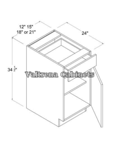 1 Door 1 Drawer Base Cabinets - view 3 of 3