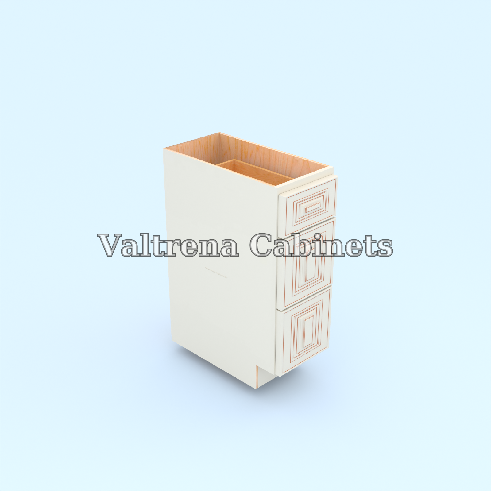 Three Drawer Base Cabinets