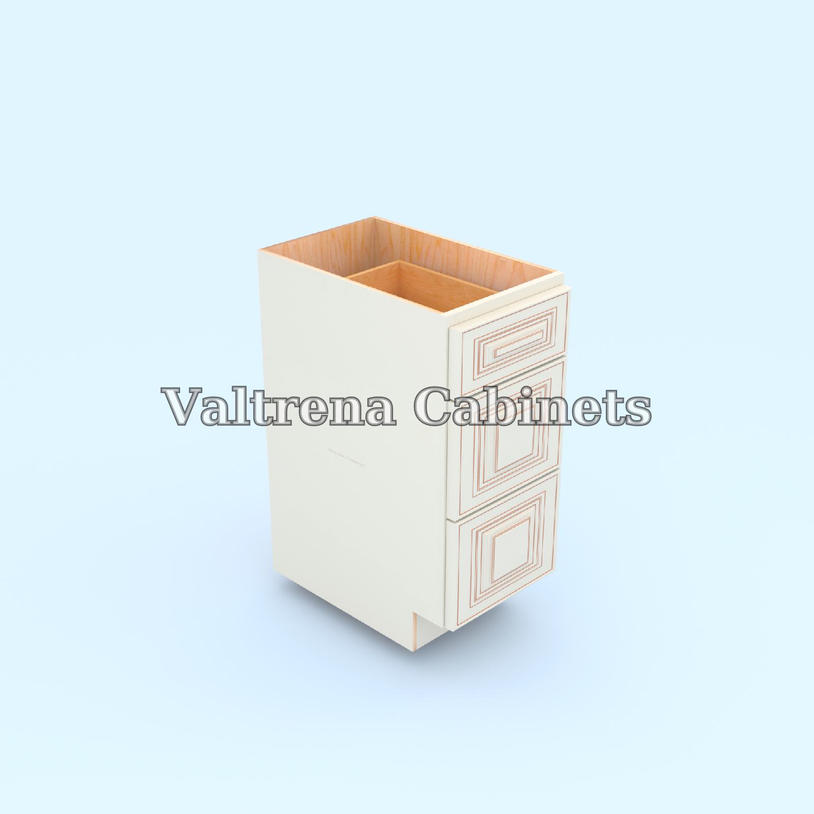 Three Drawer Base Cabinets