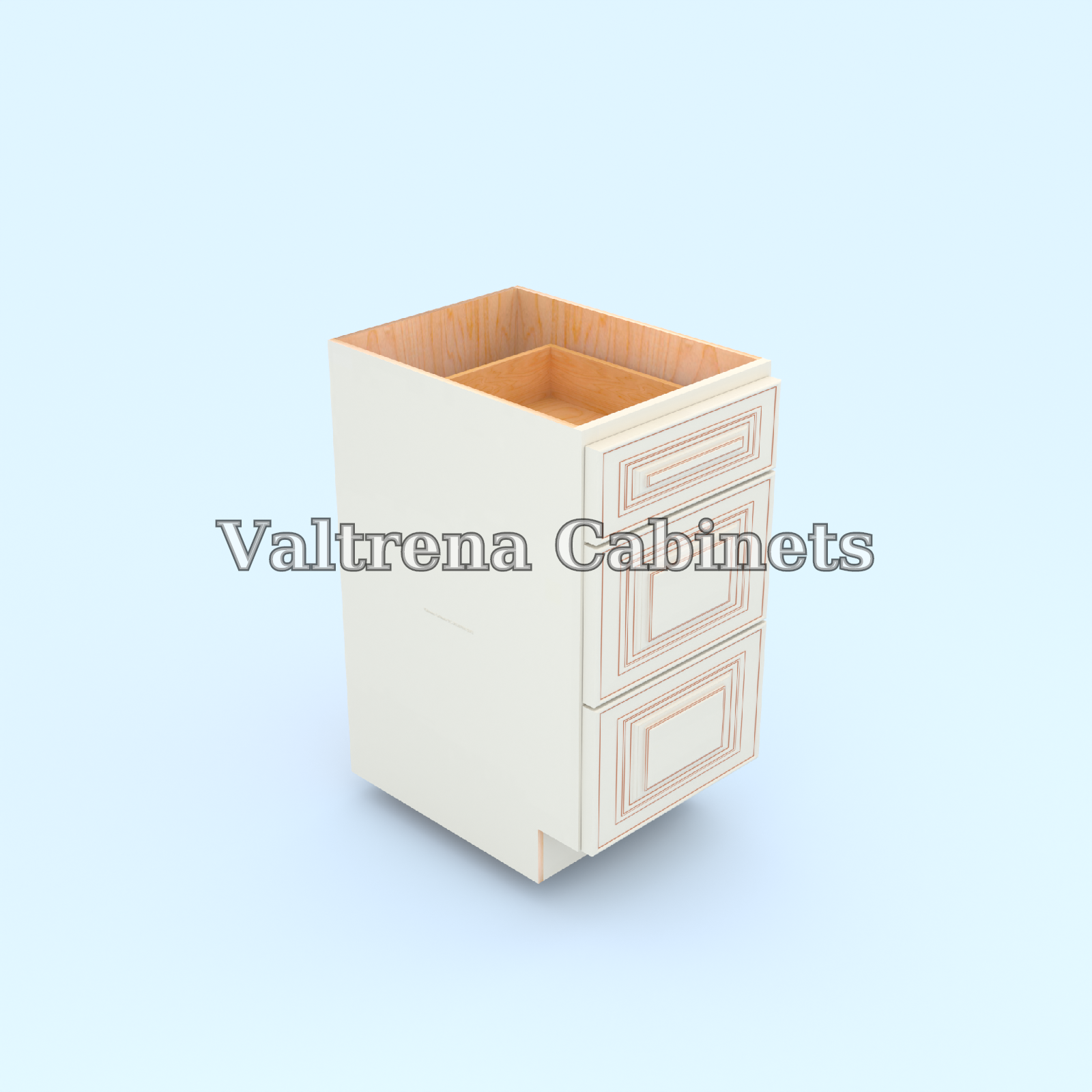 Three Drawer Base Cabinets