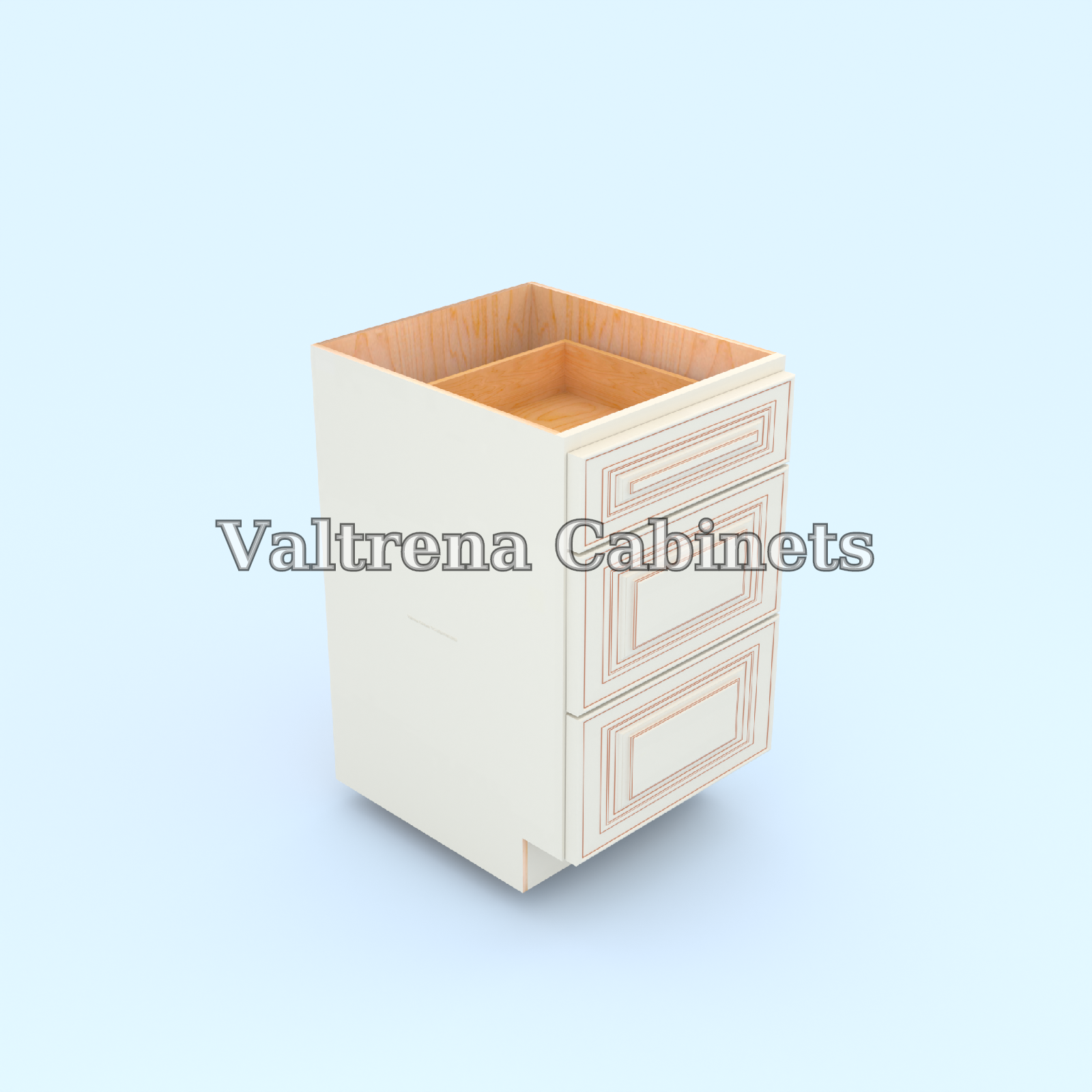 Three Drawer Base Cabinets