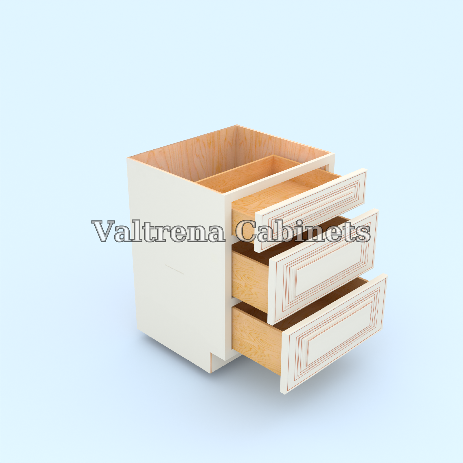 Three Drawer Base Cabinets - view 2 of 2