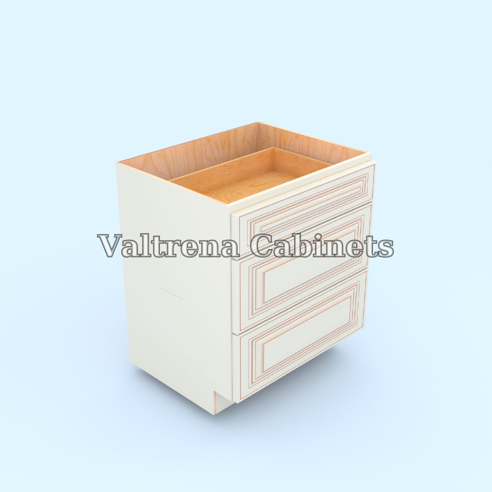 Three Drawer Base Cabinets
