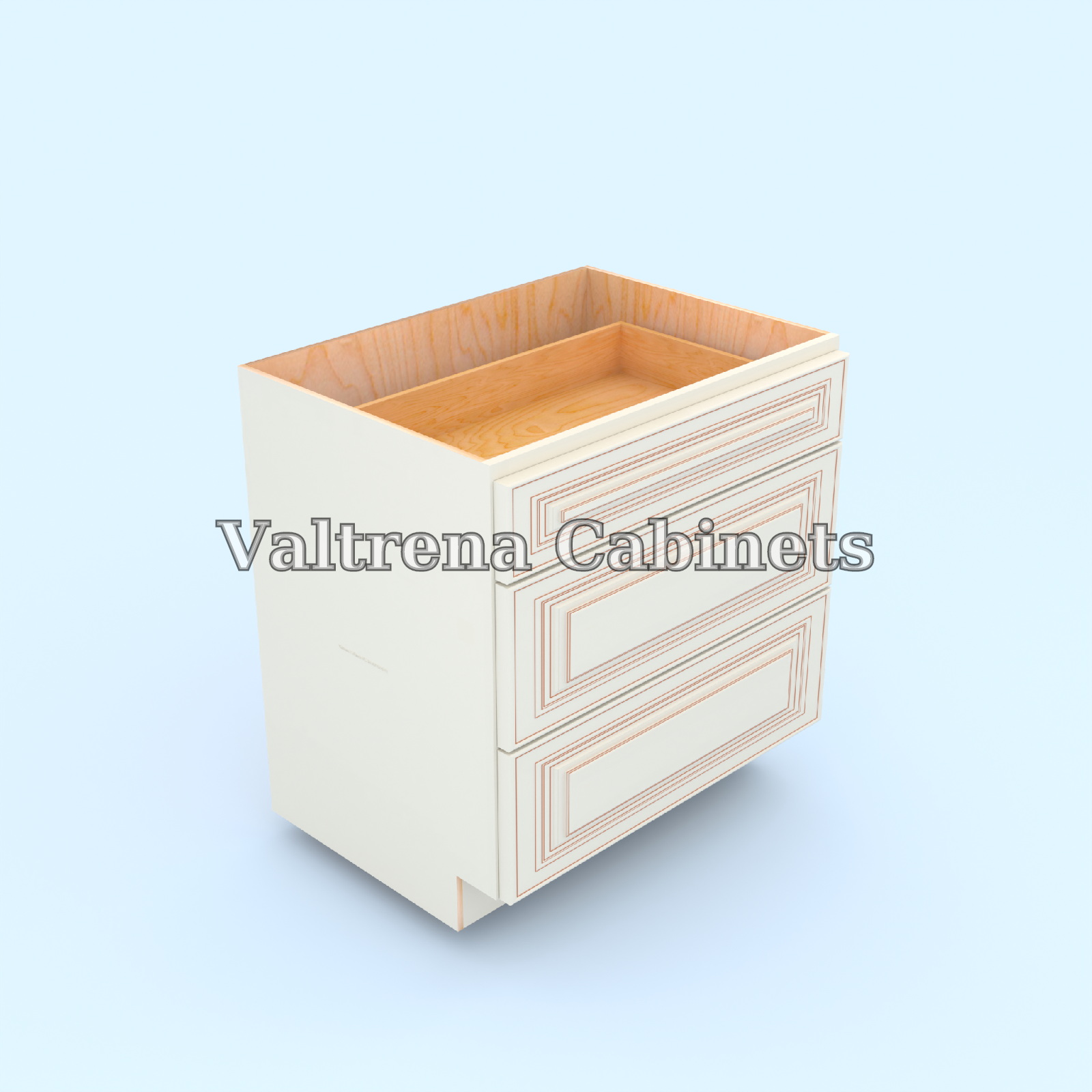 Three Drawer Base Cabinets