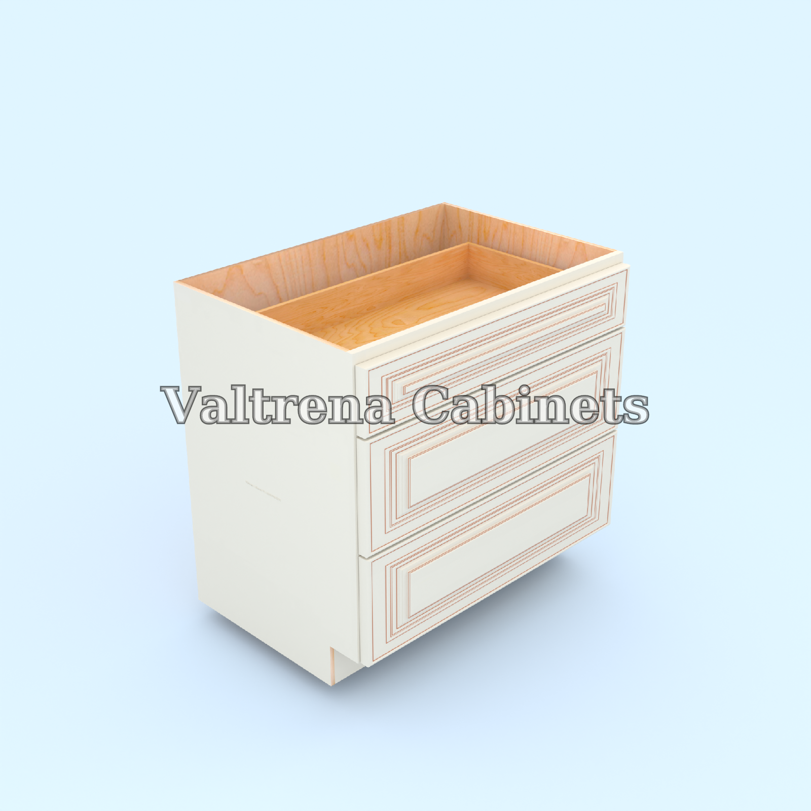 Three Drawer Base Cabinets