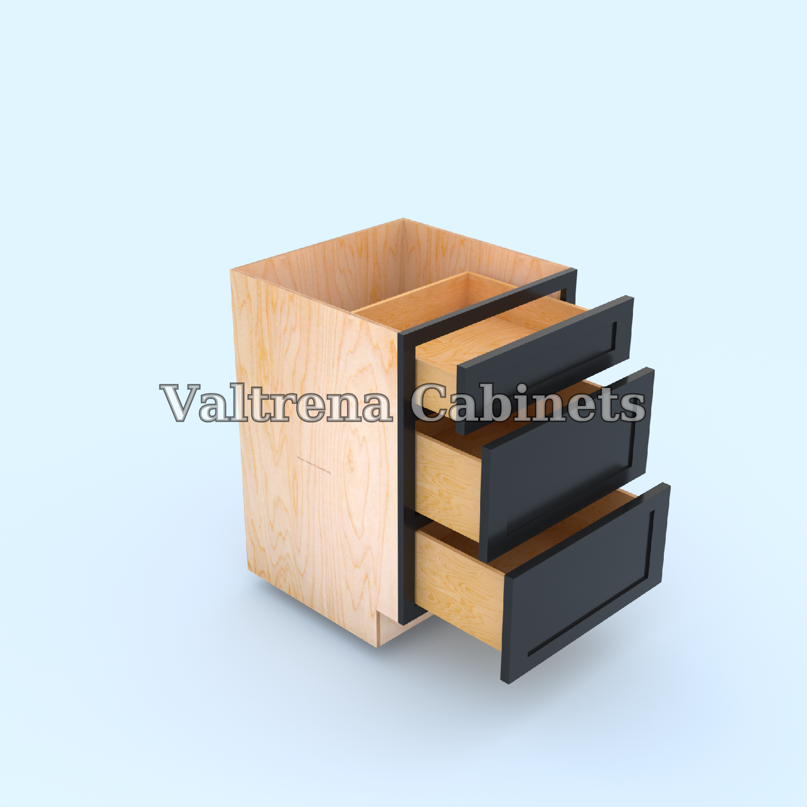 Three Drawer Base Cabinets - view 2 of 2