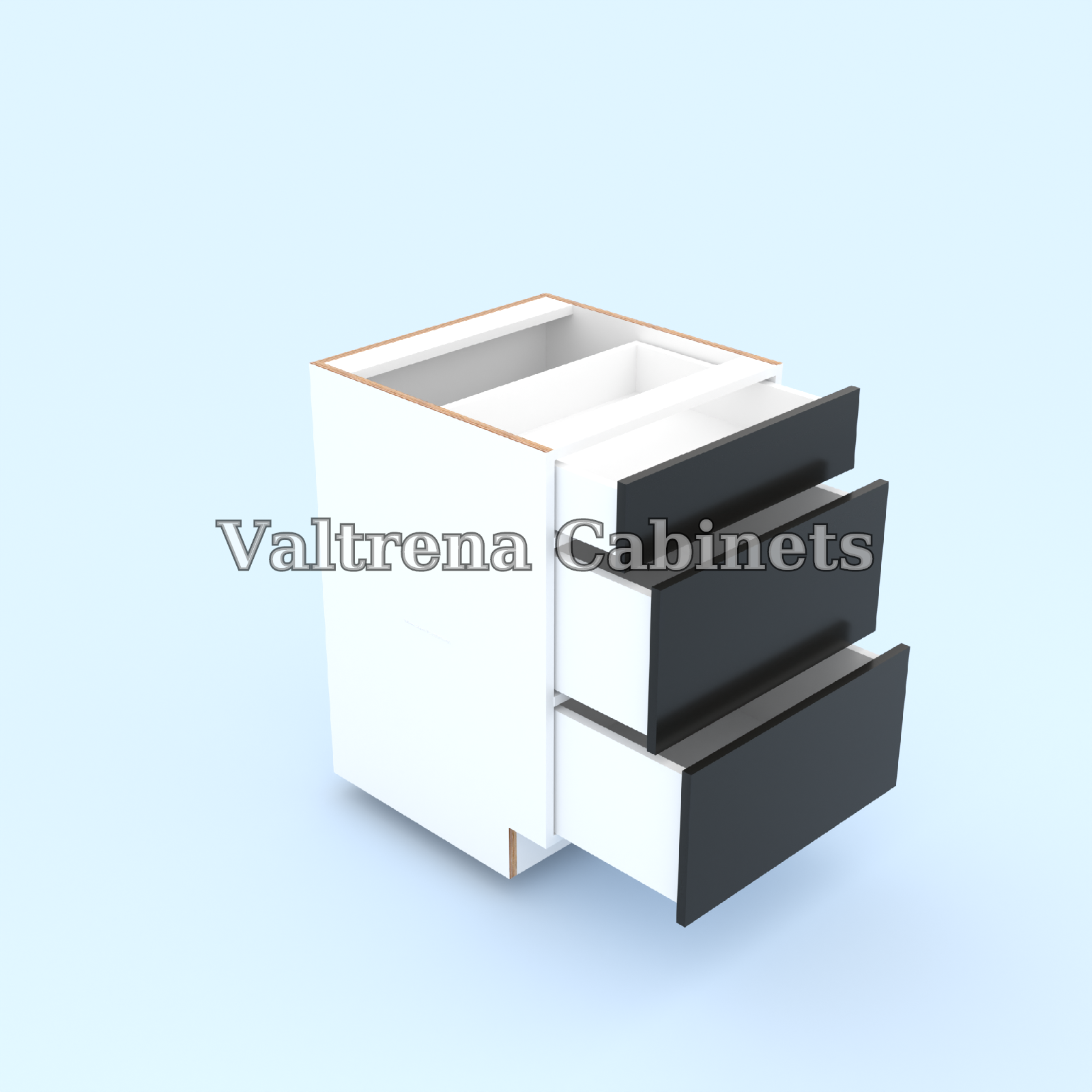 Three Drawer Base Cabinets - view 2 of 2