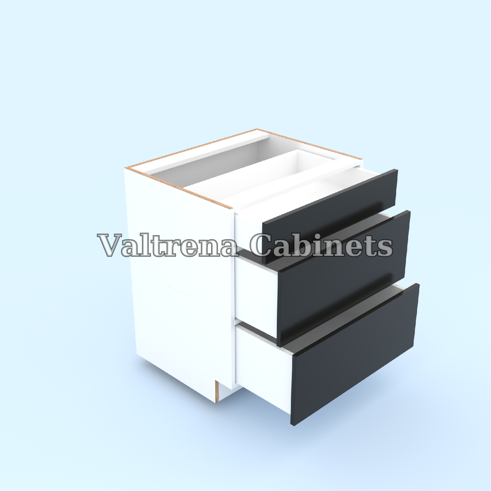 Three Drawer Base Cabinets - view 2 of 2
