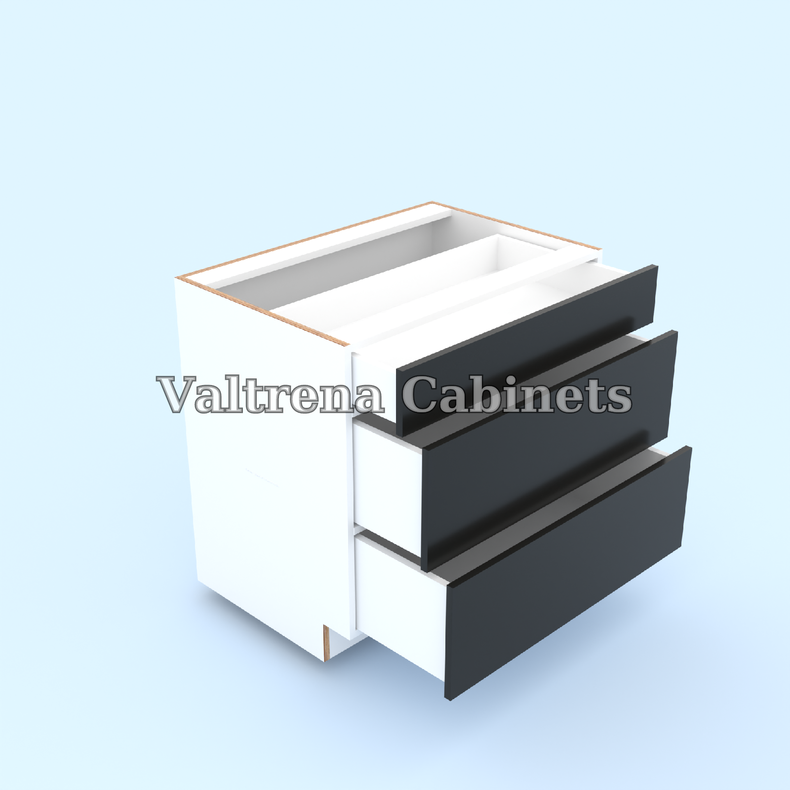 Three Drawer Base Cabinets - view 2 of 2