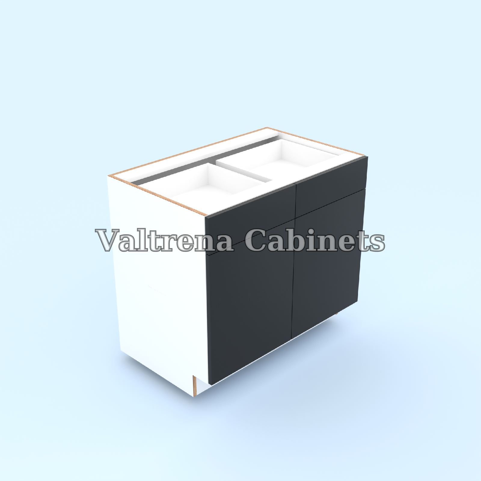 2 Door 2 Drawer Base Cabinet