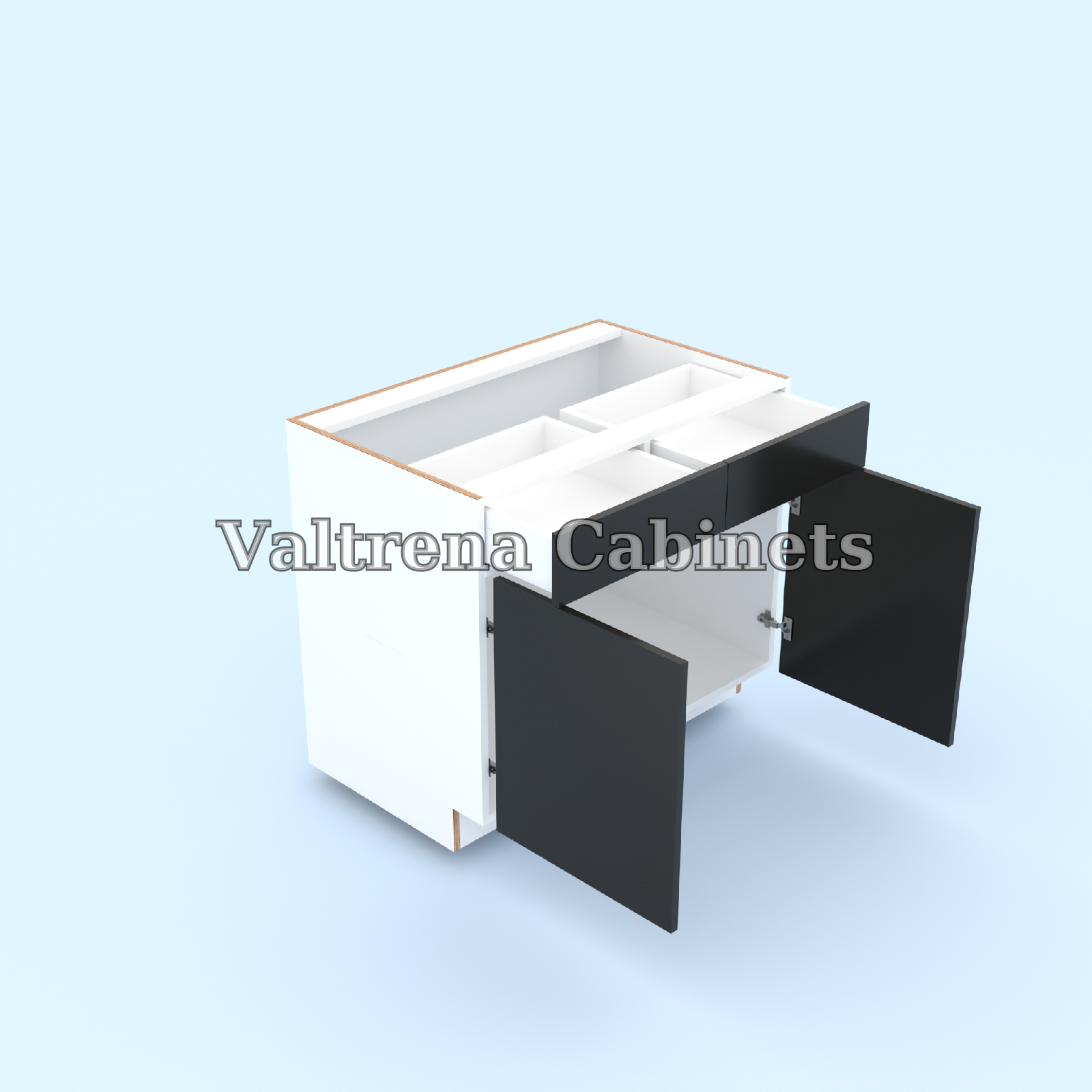 2 Door 2 Drawer Base Cabinet - view 2 of 2