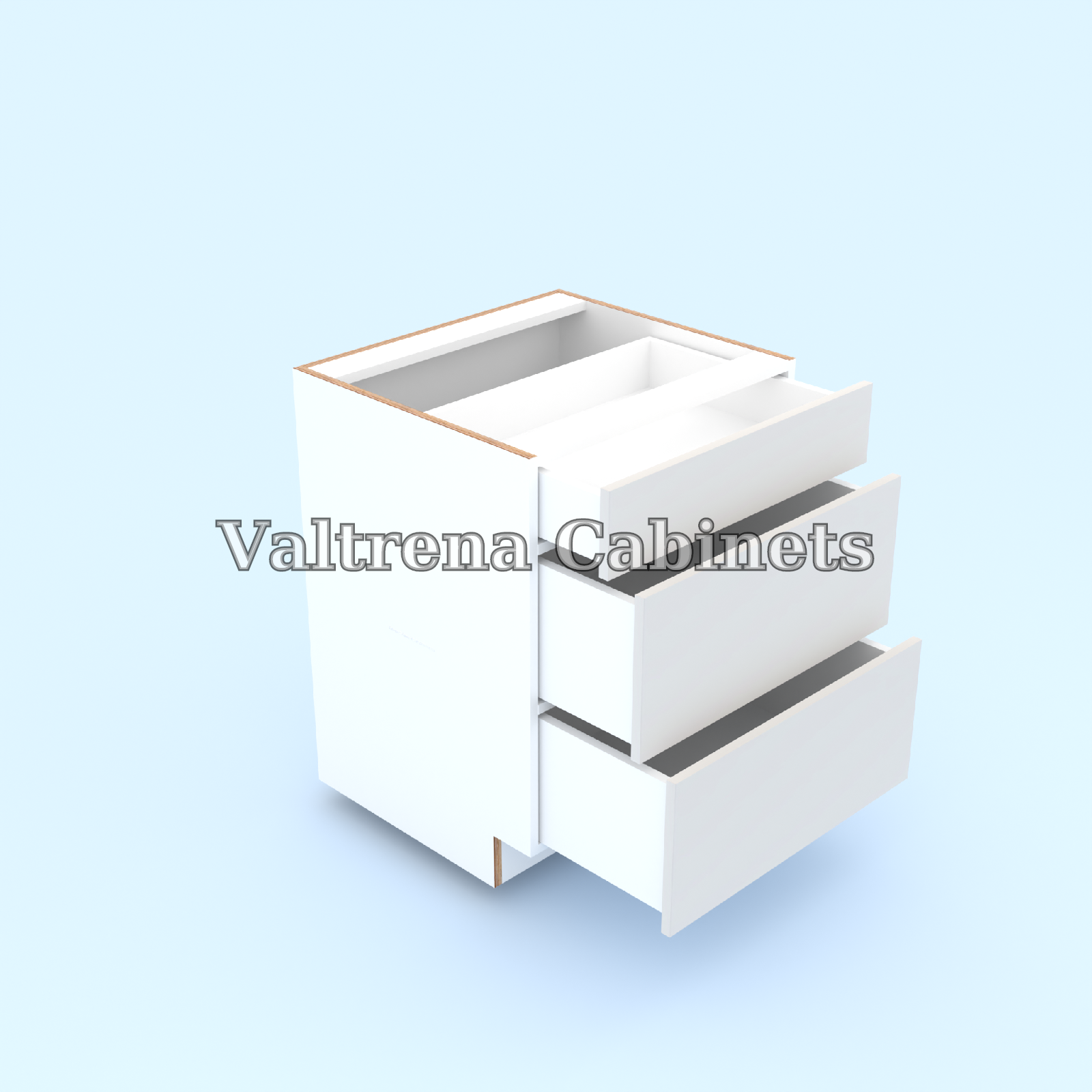 Three Drawer Base Cabinets - view 2 of 2