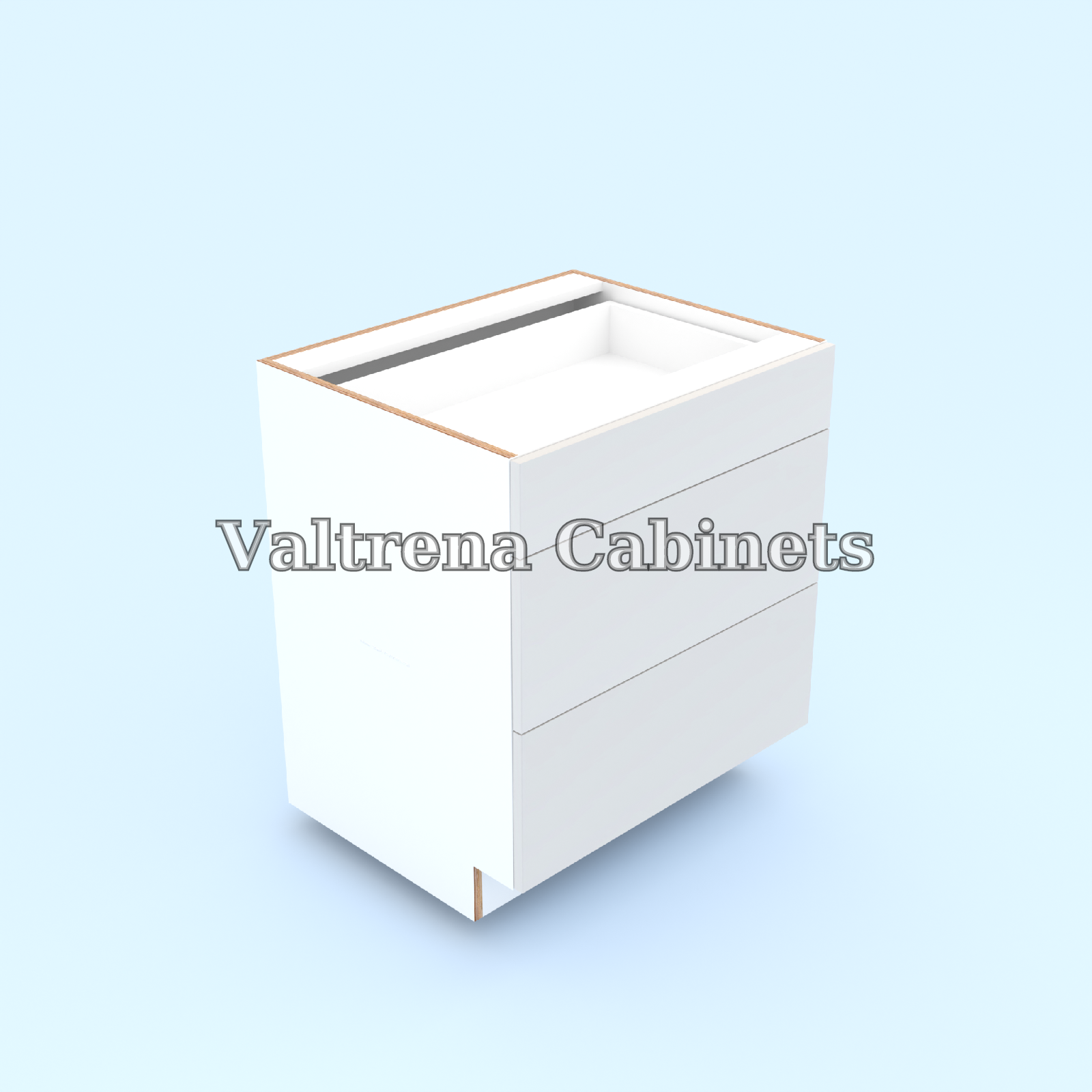 Three Drawer Base Cabinets