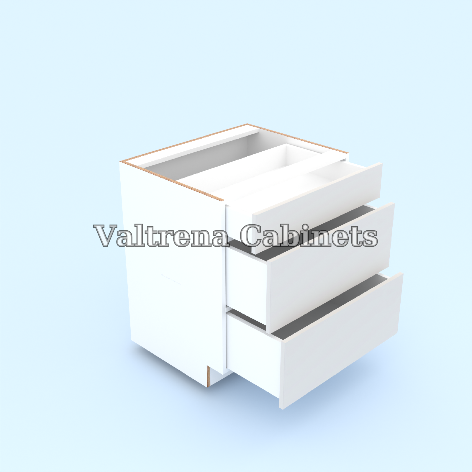Three Drawer Base Cabinets - view 2 of 2