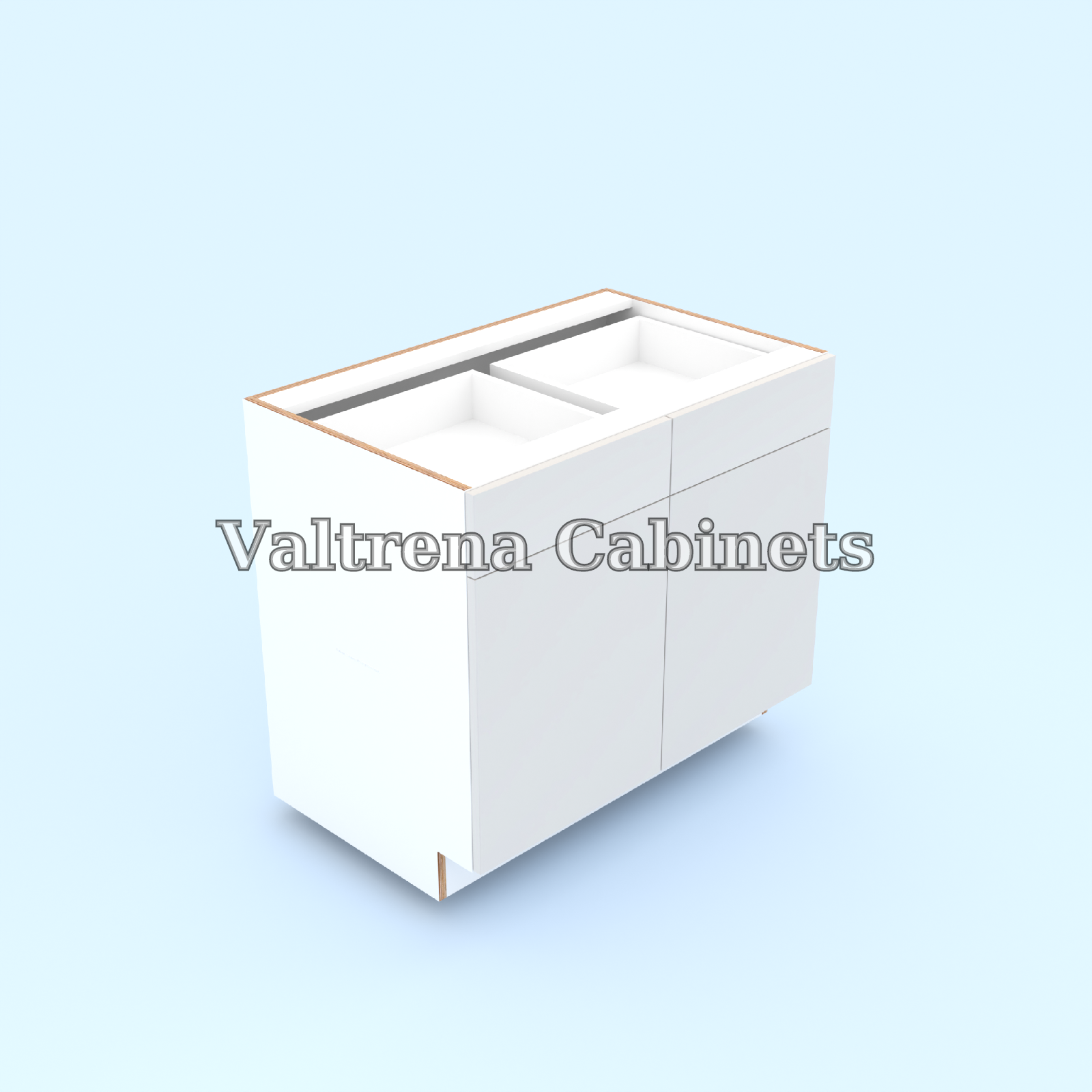 2 Door 2 Drawer Base Cabinet