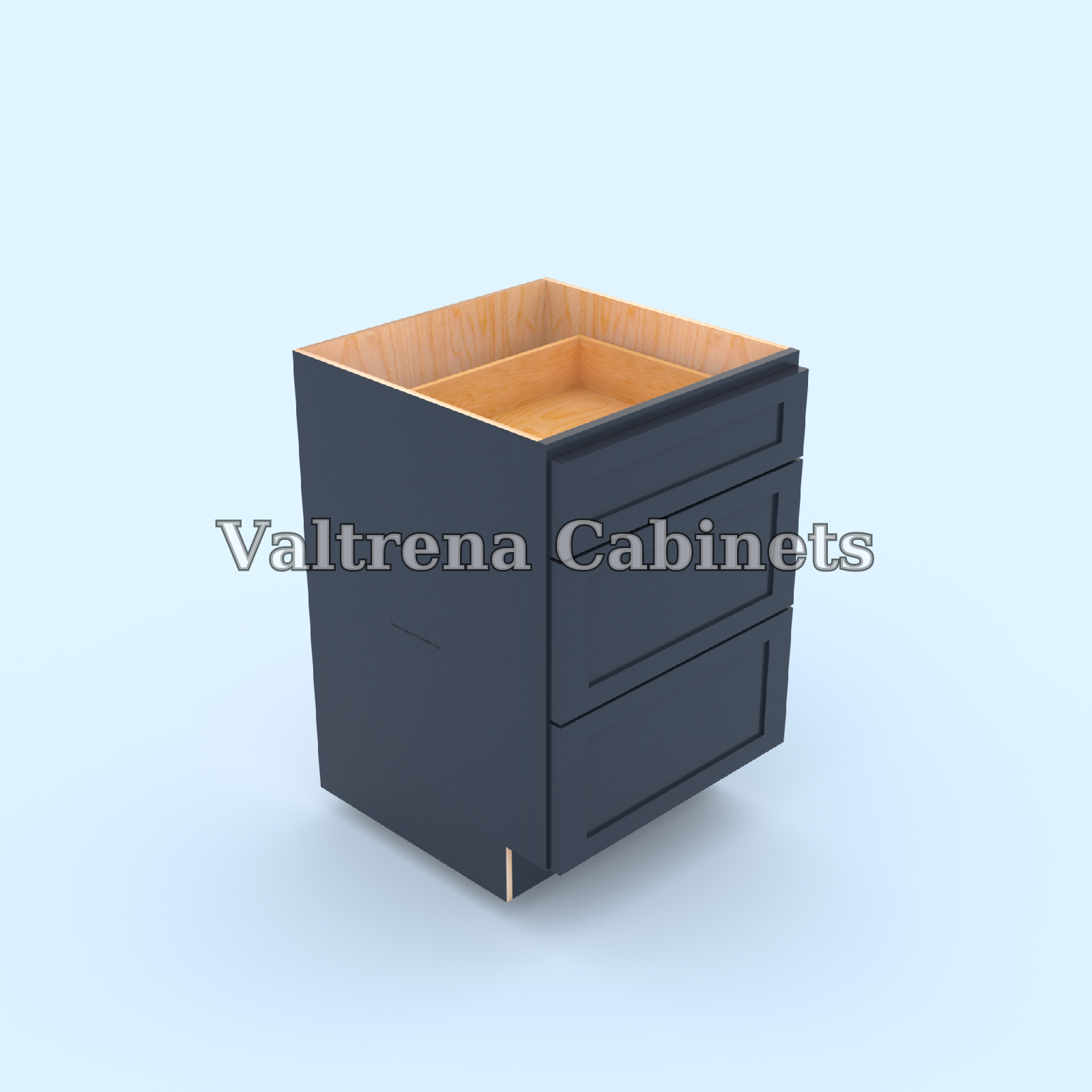 Three Drawer Base Cabinets