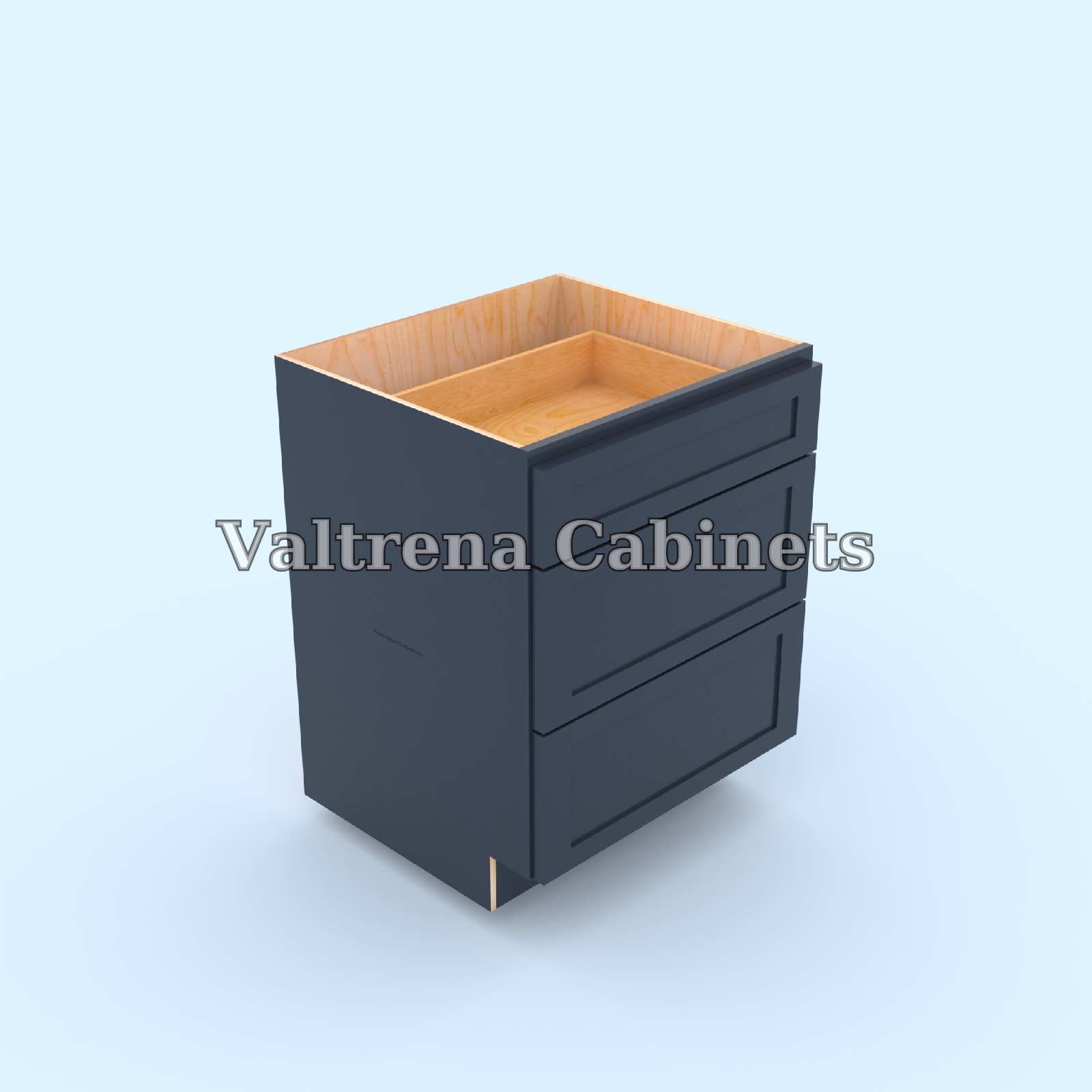 Three Drawer Base Cabinets