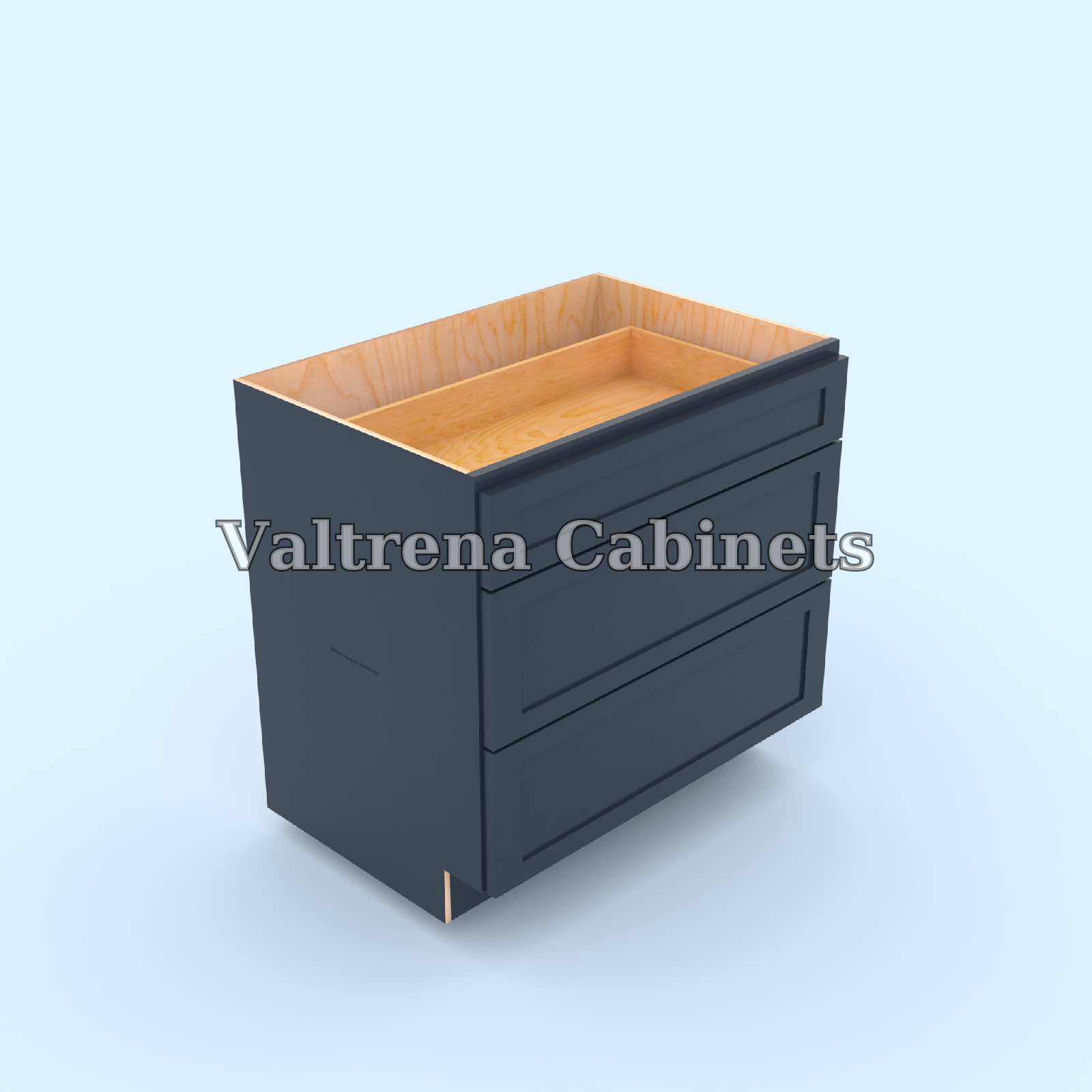 Three Drawer Base Cabinets