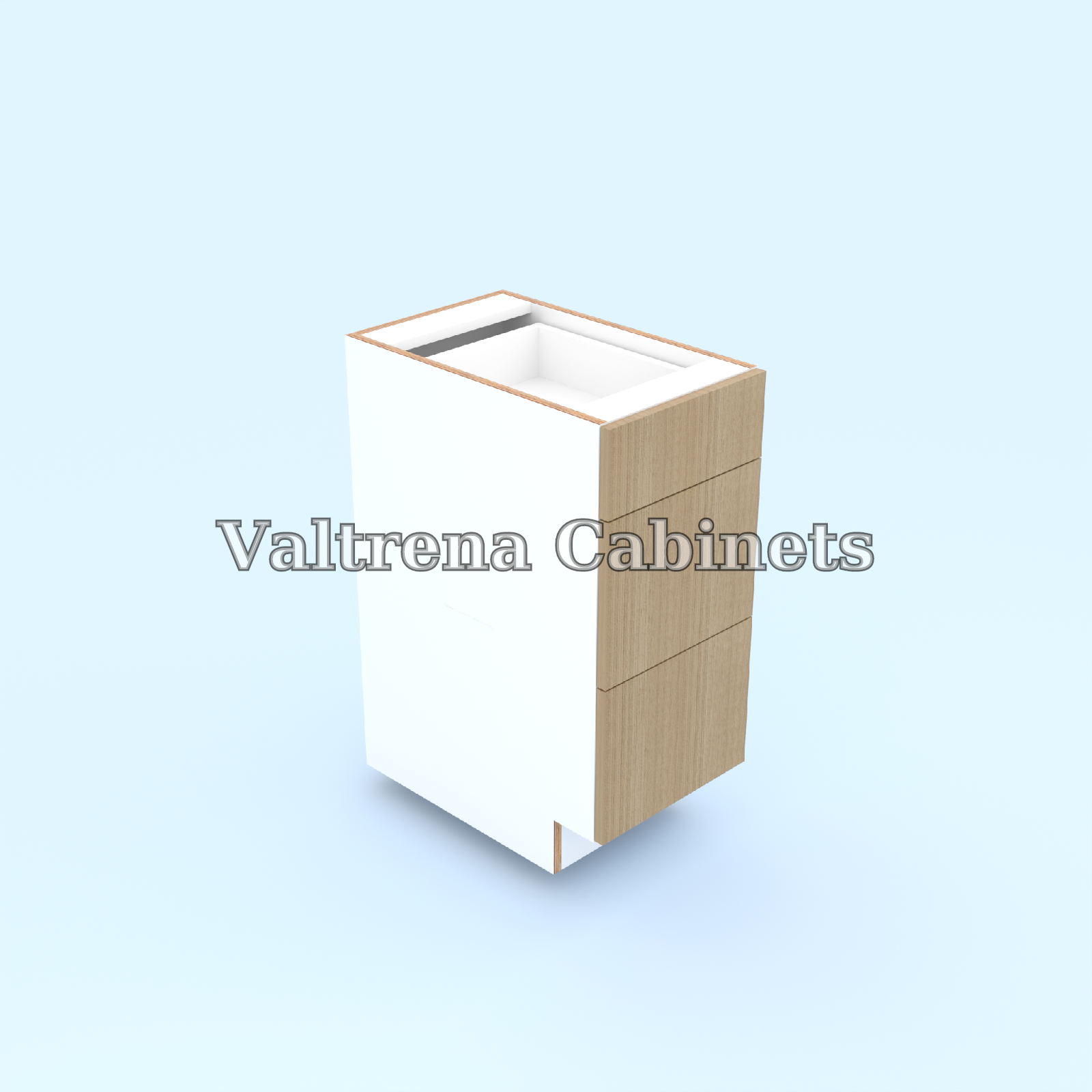 Three Drawer Base Cabinets