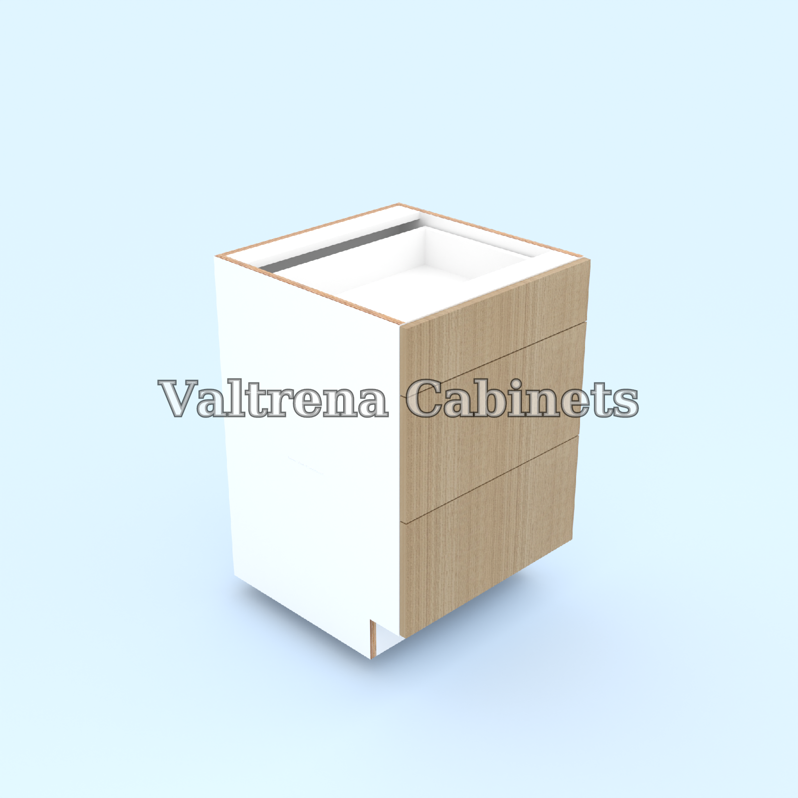 Three Drawer Base Cabinets