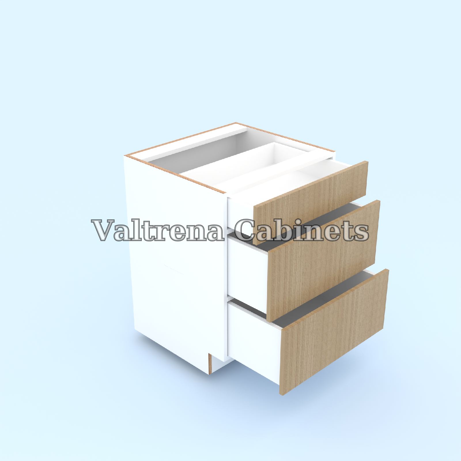 Three Drawer Base Cabinets - view 2 of 2