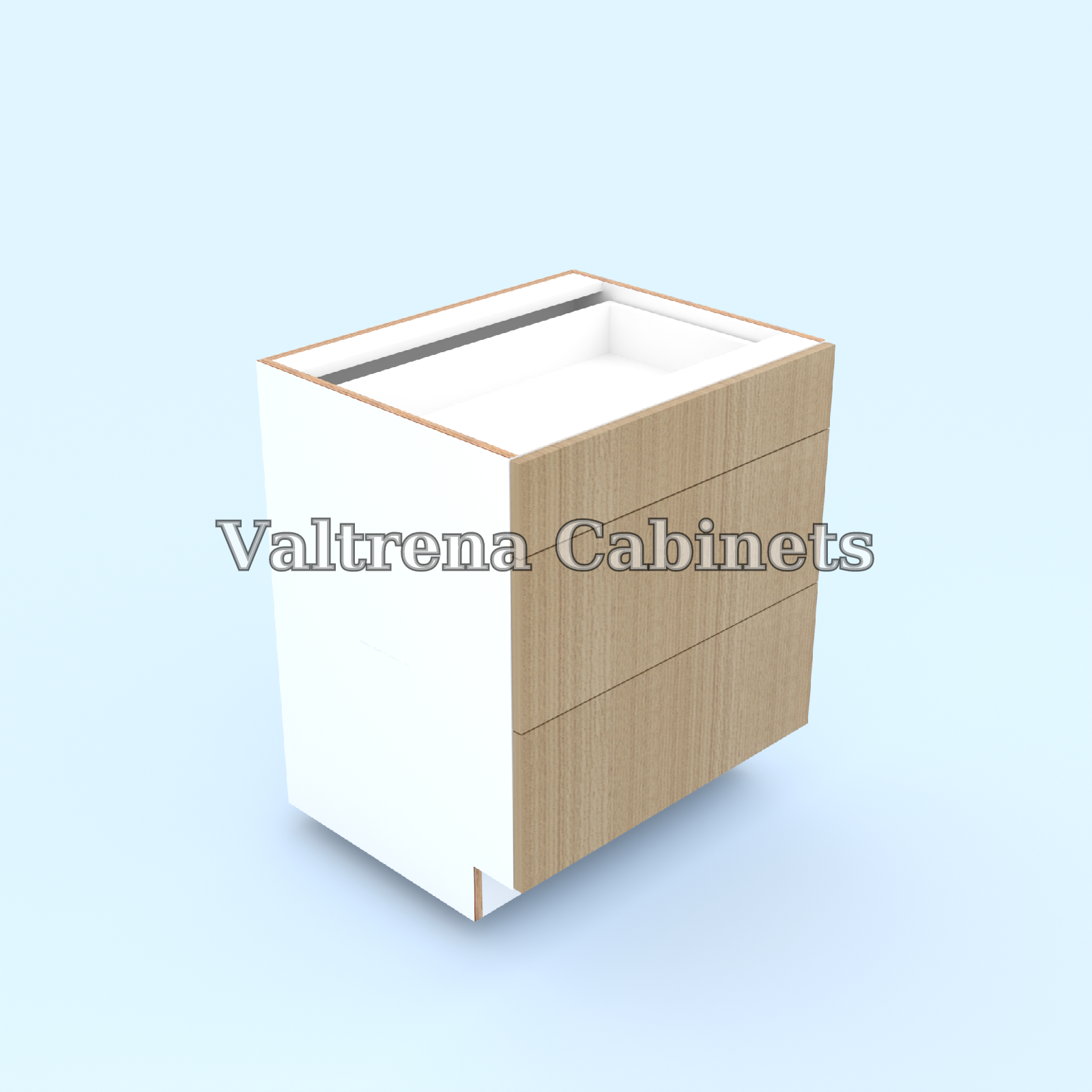 Three Drawer Base Cabinets