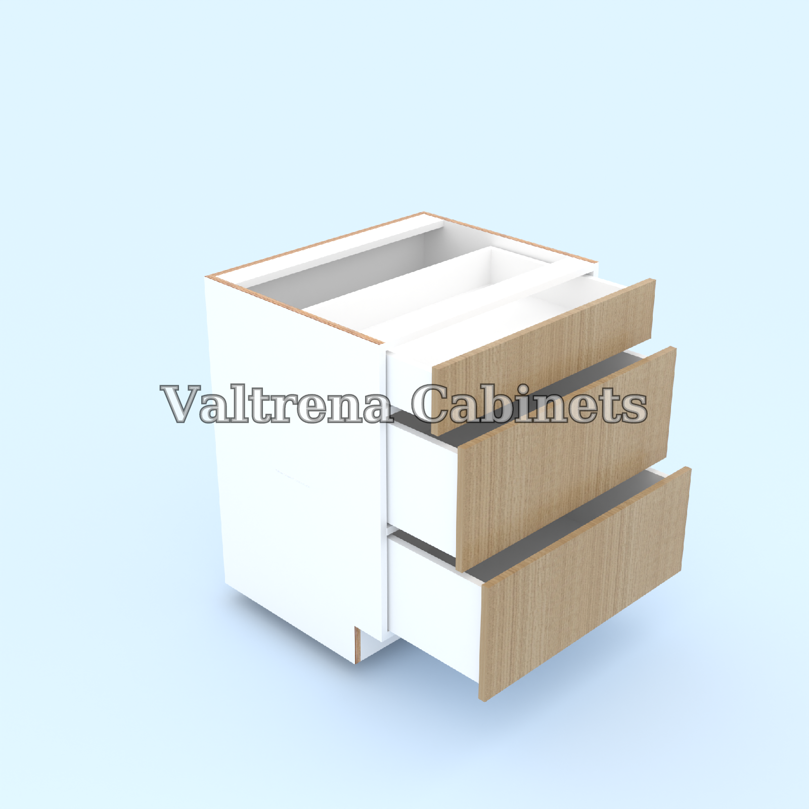 Three Drawer Base Cabinets - view 2 of 2