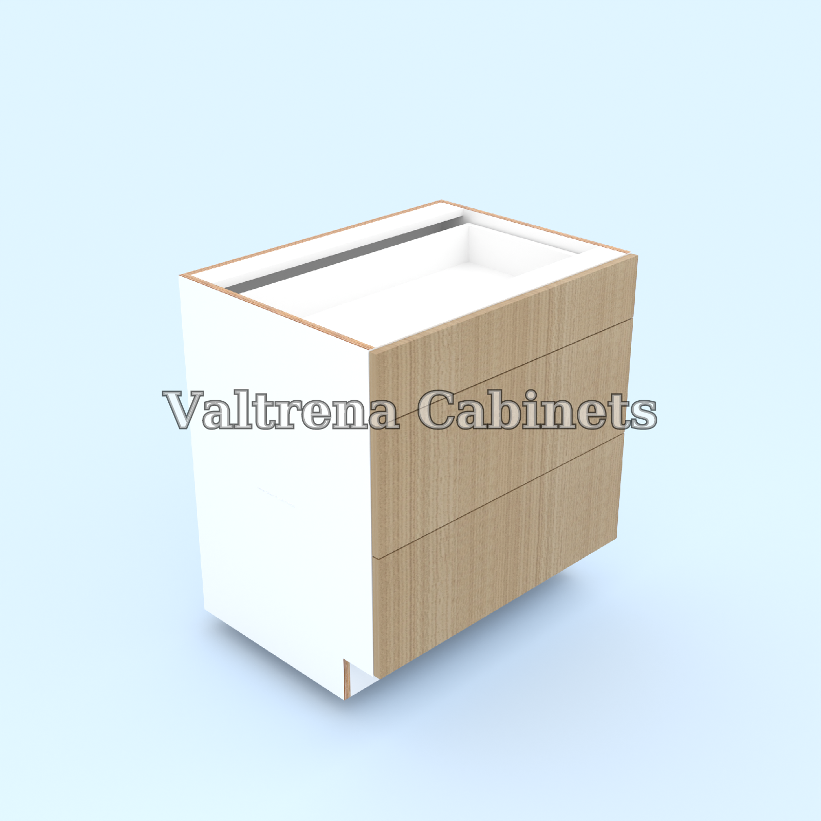Three Drawer Base Cabinets
