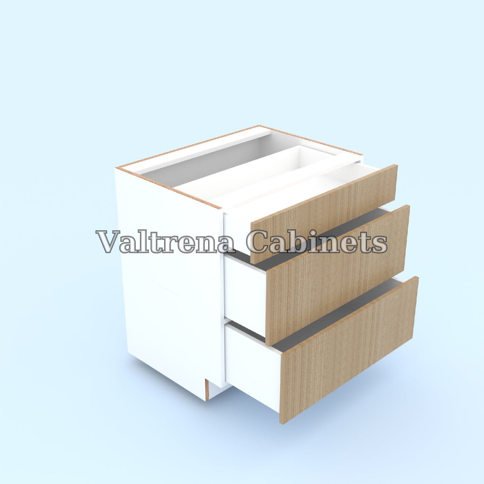 Three Drawer Base Cabinets - view 2 of 2