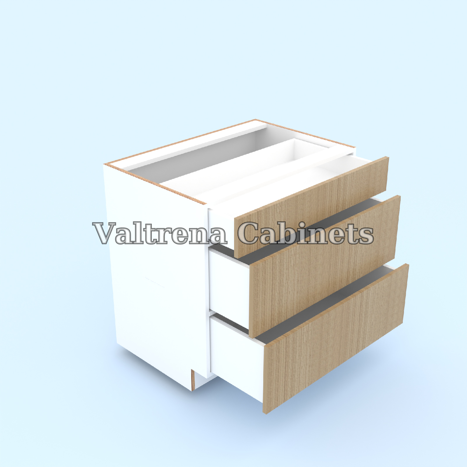 Three Drawer Base Cabinets - view 2 of 2