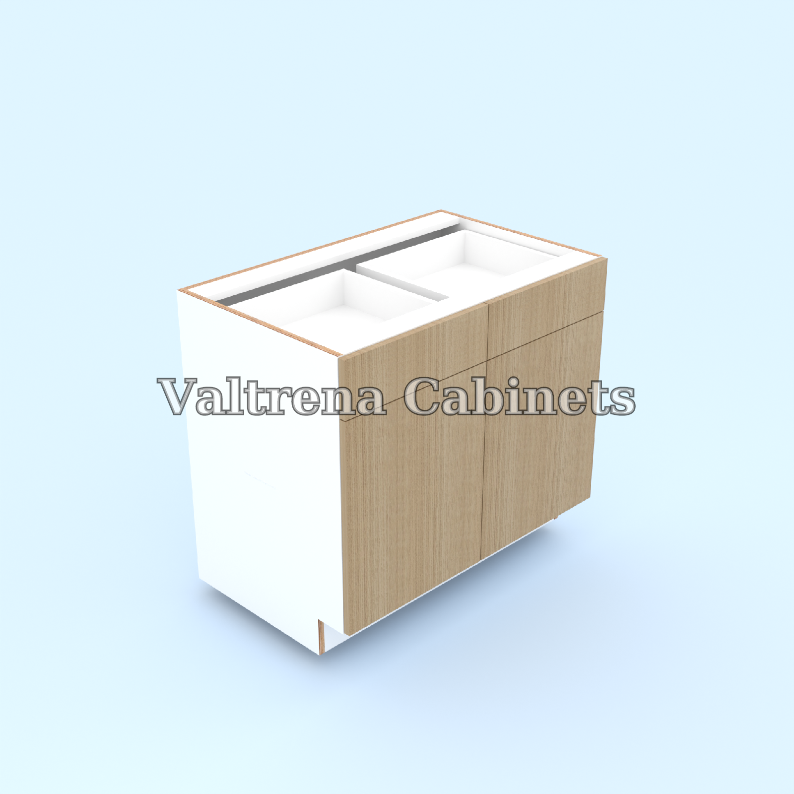 2 Door 2 Drawer Base Cabinet