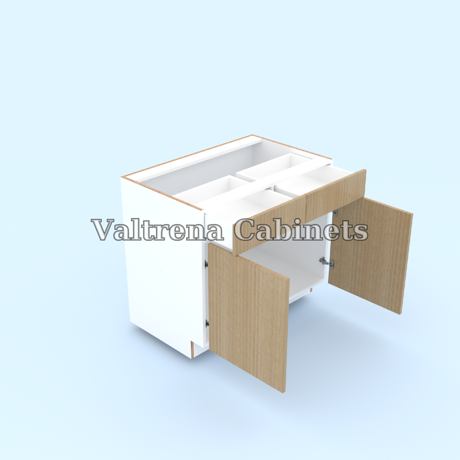 2 Door 2 Drawer Base Cabinet - view 2 of 2