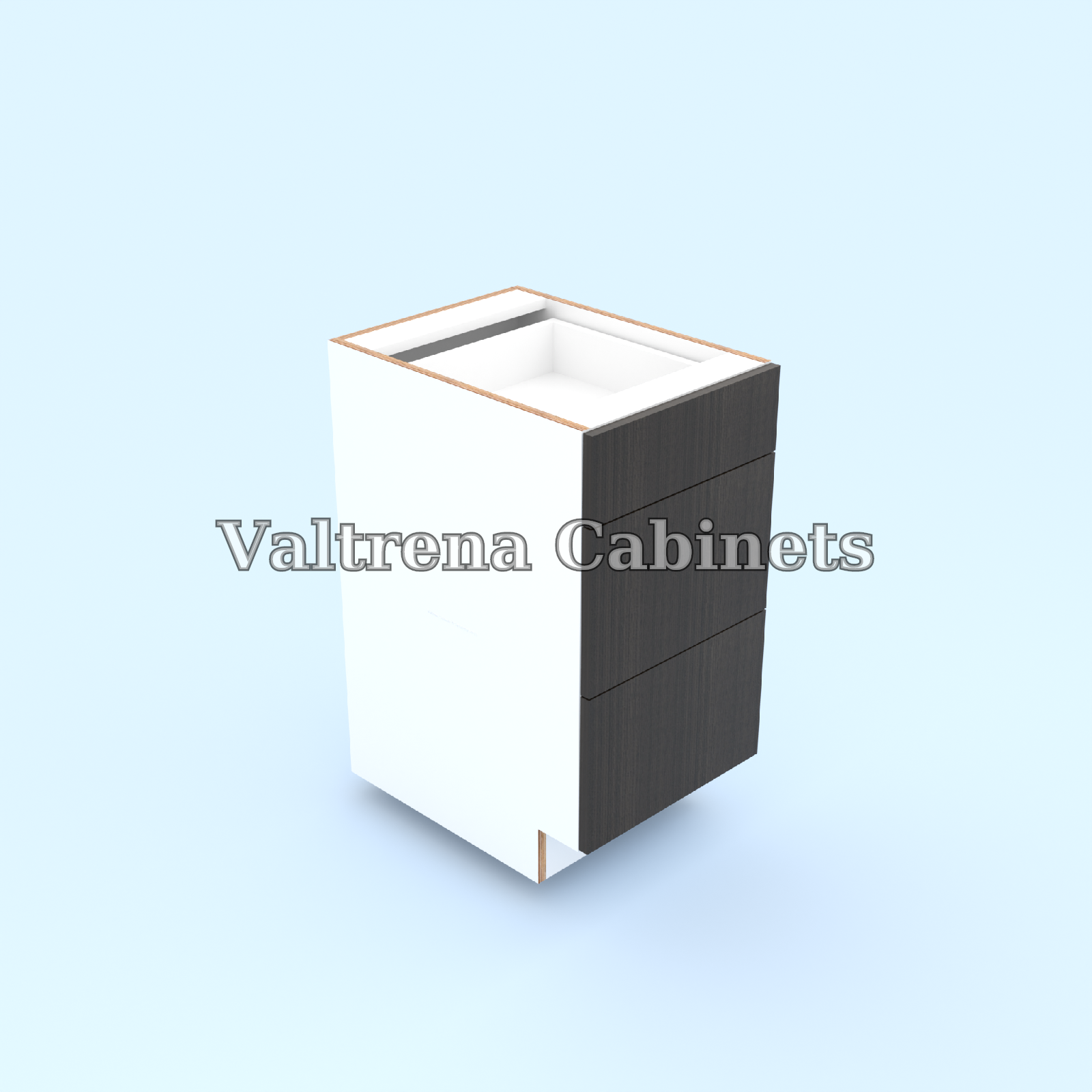 Three Drawer Base Cabinets