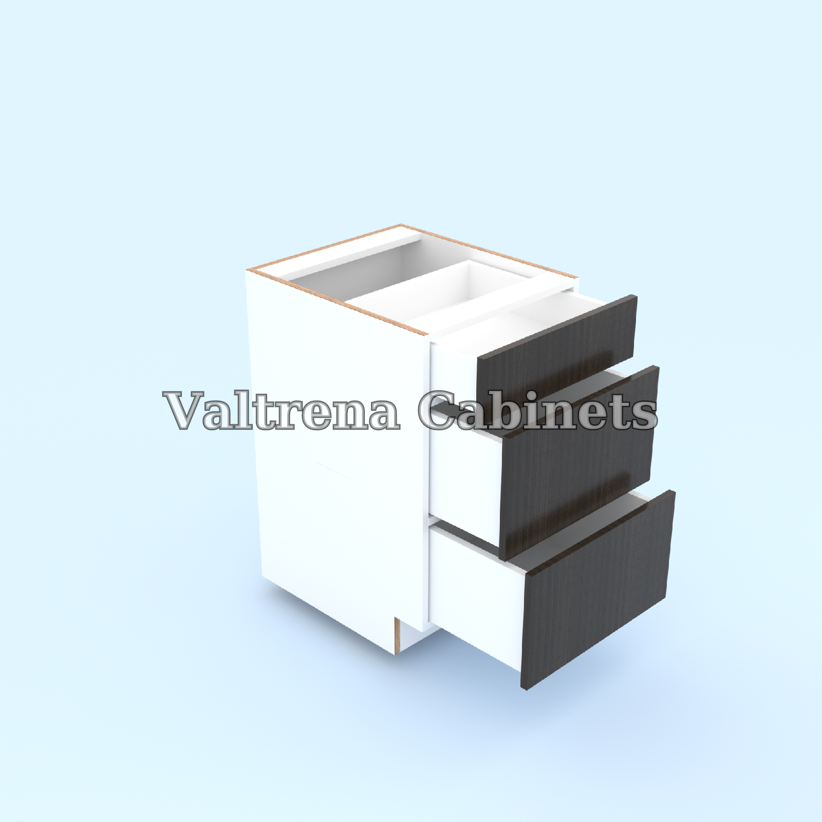 Three Drawer Base Cabinets - view 2 of 2