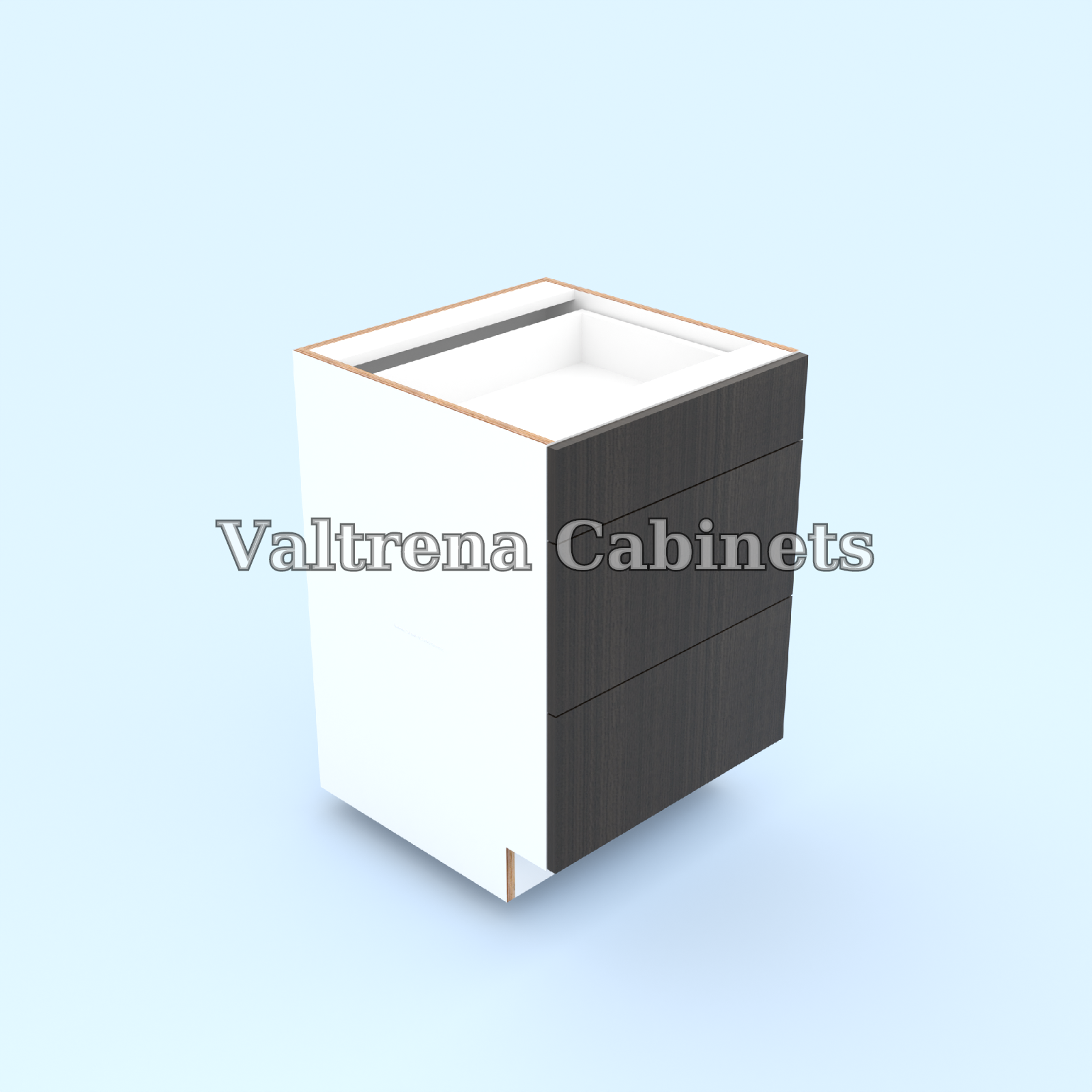 Three Drawer Base Cabinets