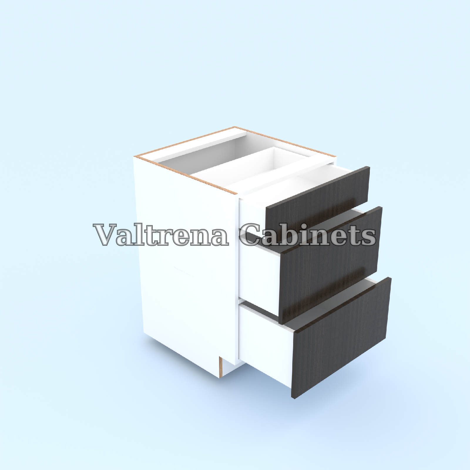 Three Drawer Base Cabinets - view 2 of 2