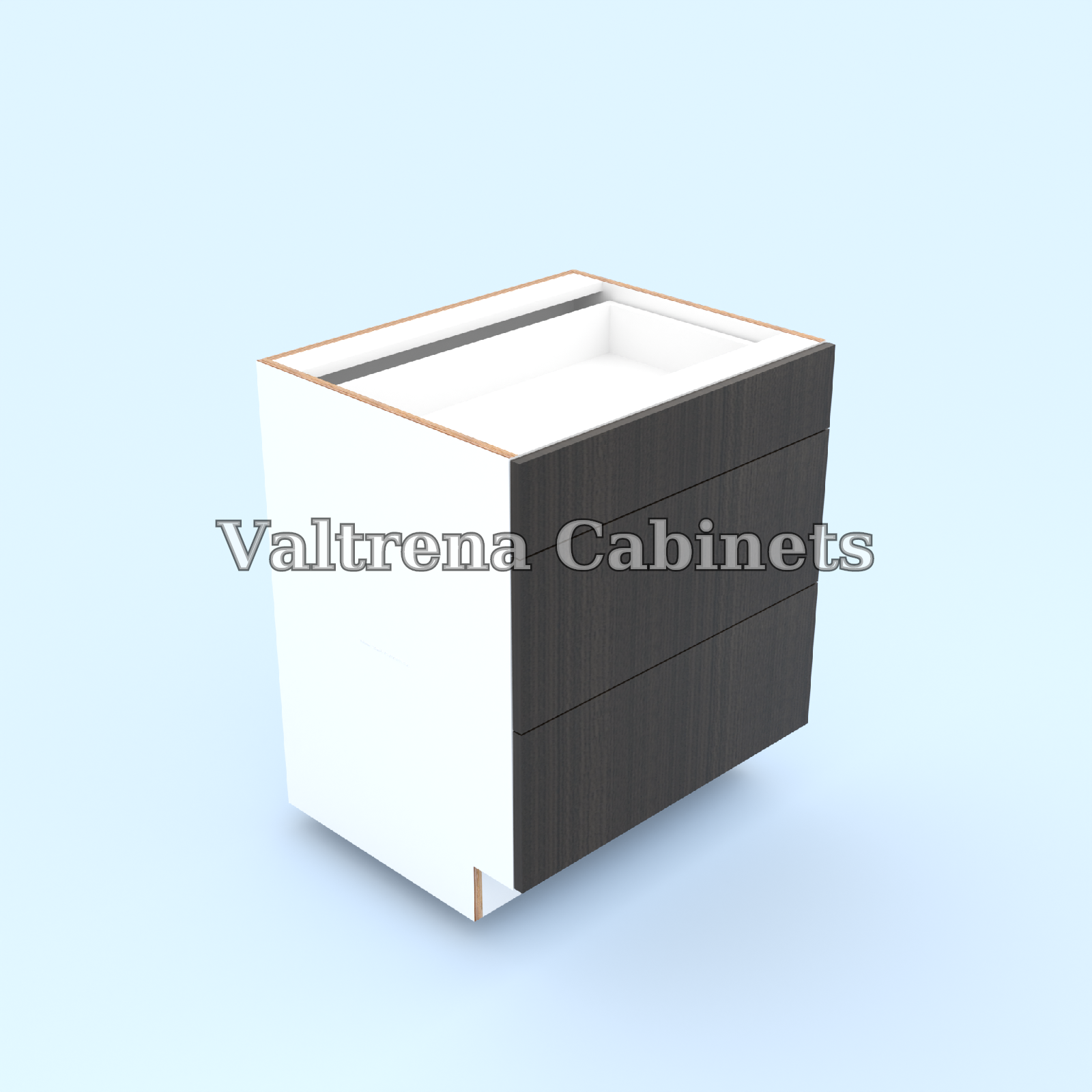 Three Drawer Base Cabinets